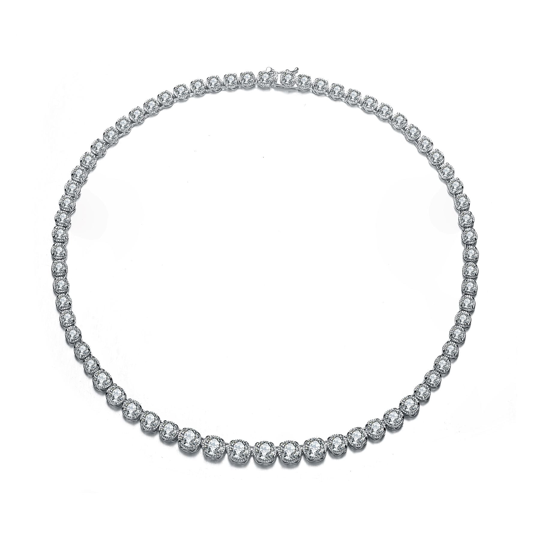 Sterling Silver Classic Chain Design Necklace