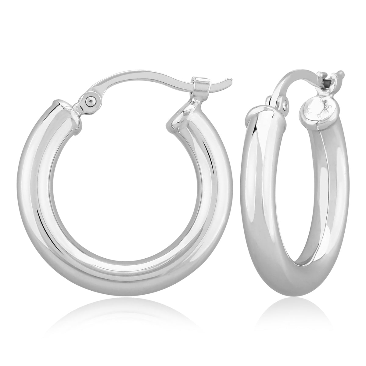Classic Sterling Silver Small Hoop Earrings