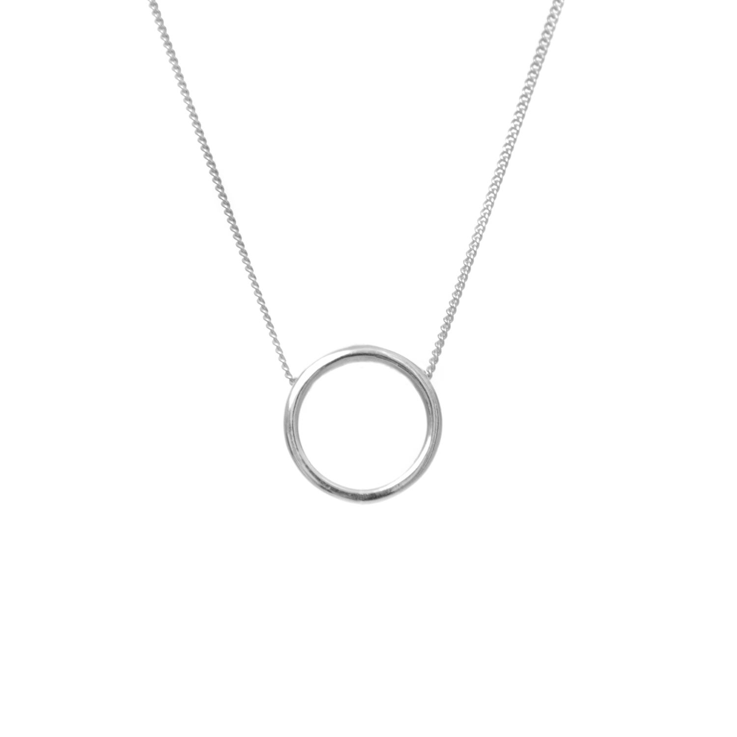 Halo Necklace Silver