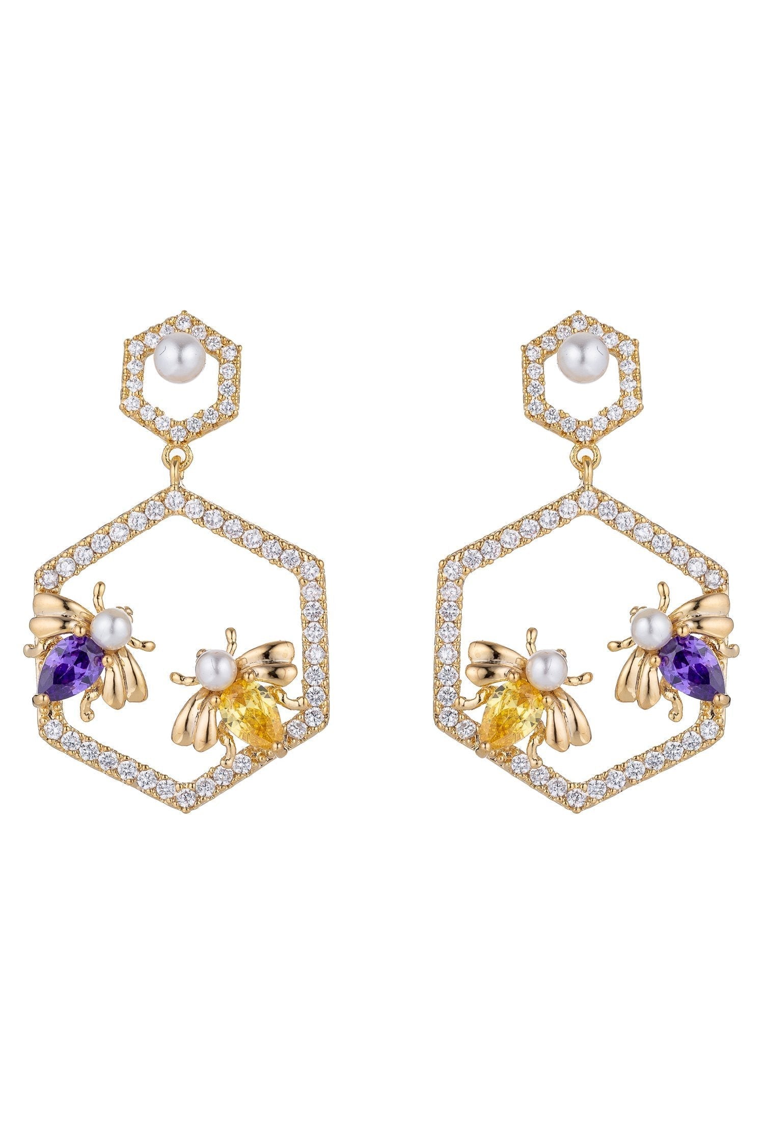 Honeycomb Earrings