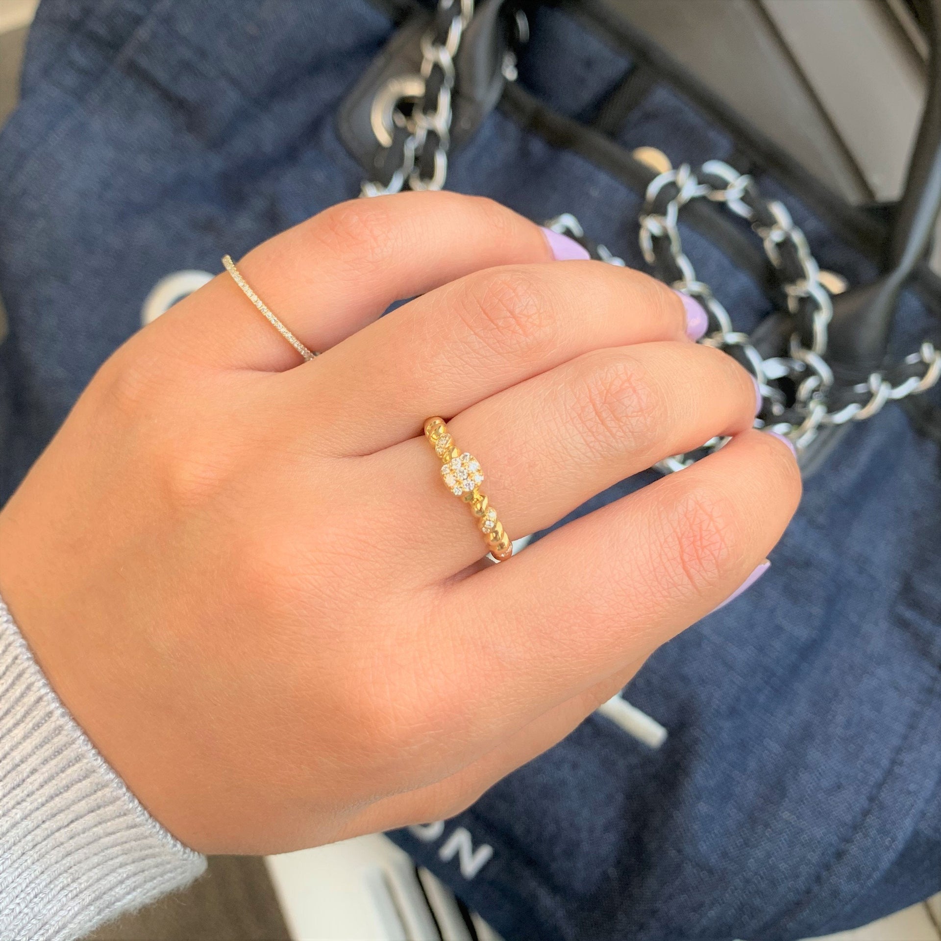 14k Gold & Diamond Ring