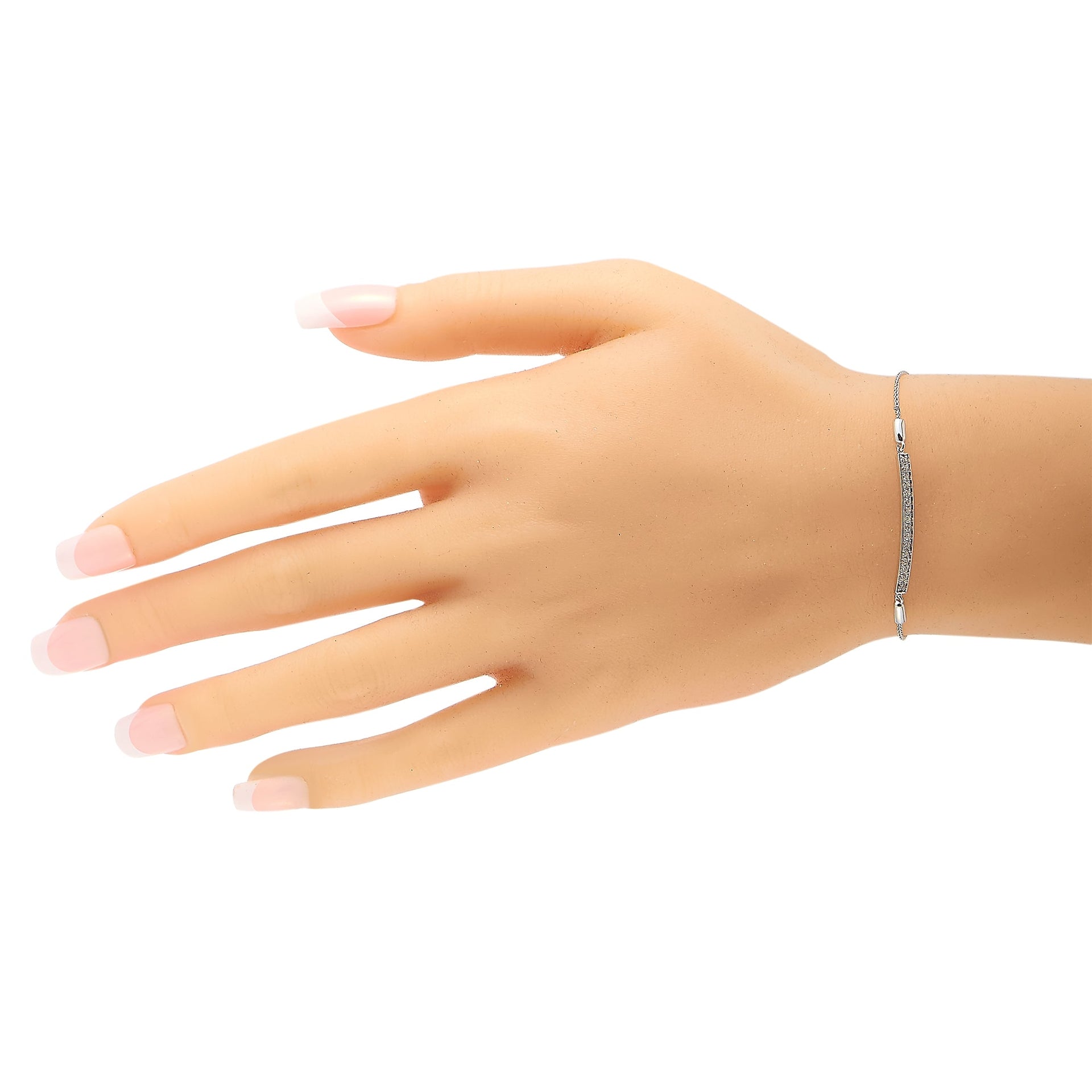 14K White Gold 0.25 ct Diamond Bracelet