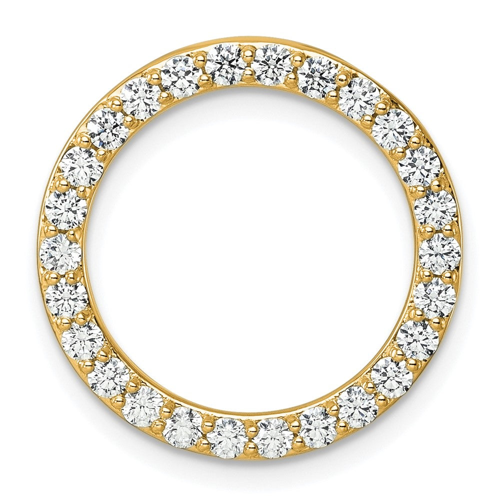 14k Gold Lab Grown Diamond Pendant (1ct VS G-H)