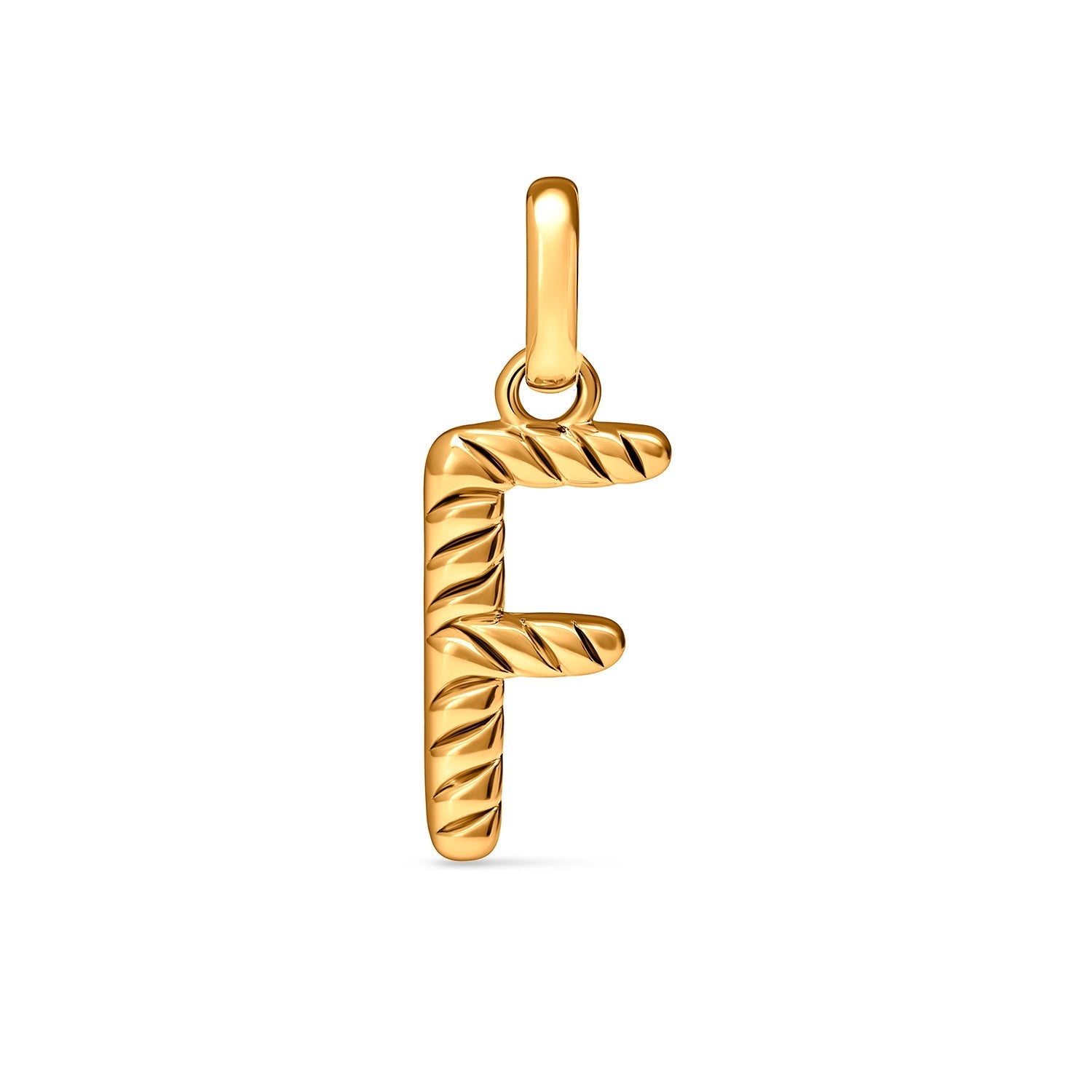 Entwine Initial Pendant (Gold)