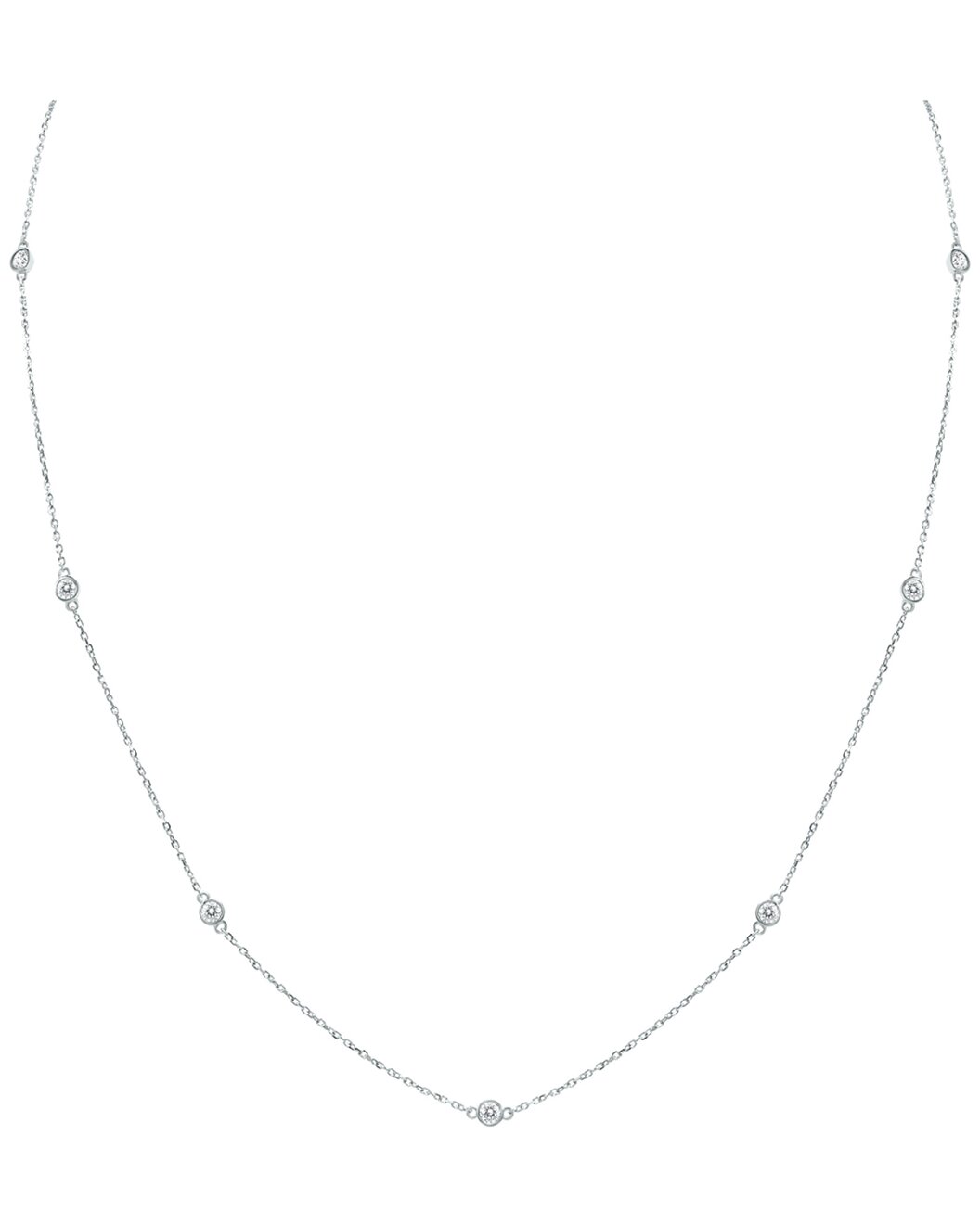 14K Rose Gold 1/2ct TW Diamond By The Yard 18'