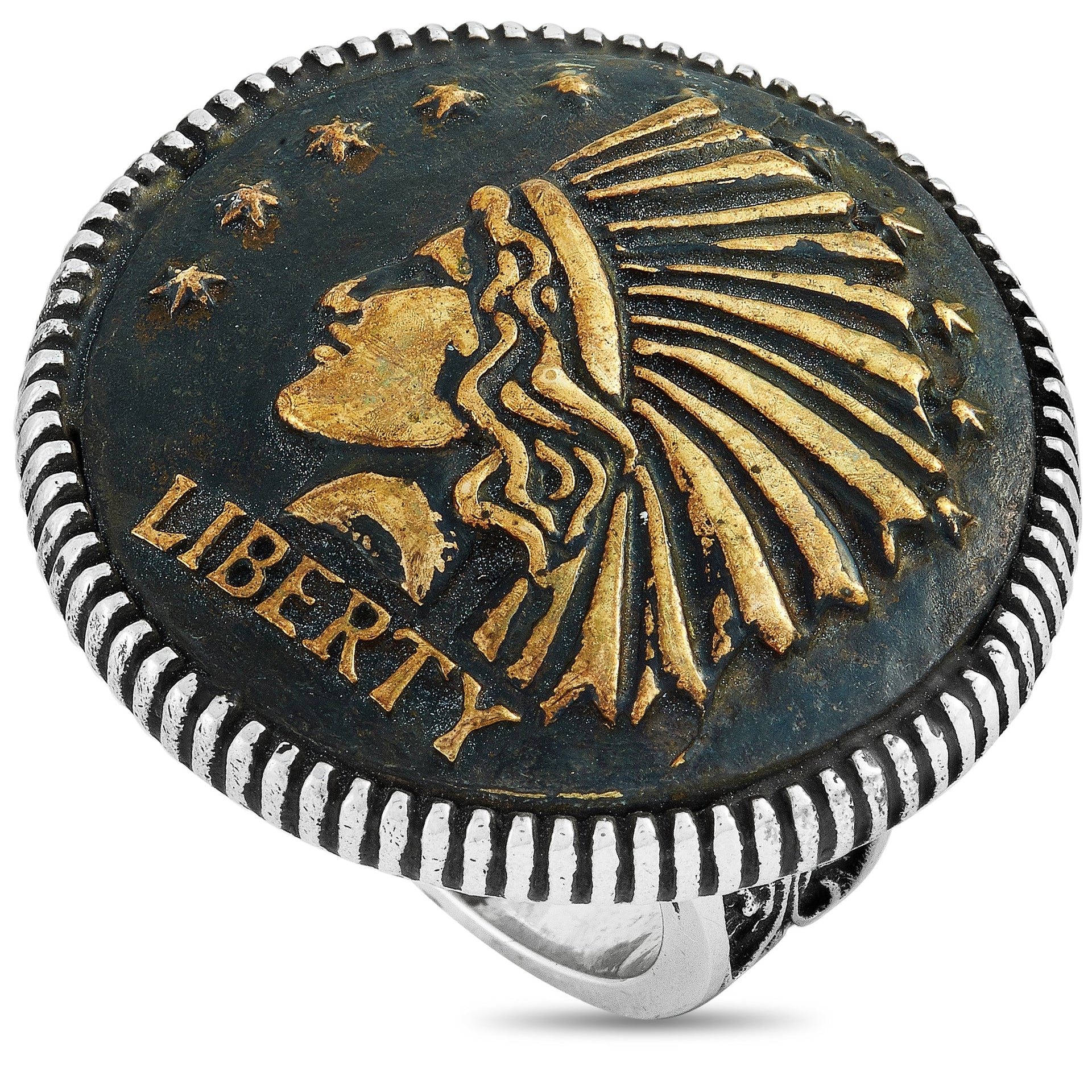 Silver Statement Headdress Ring