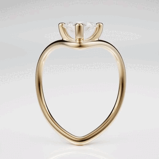 HEART DIAMOND RING