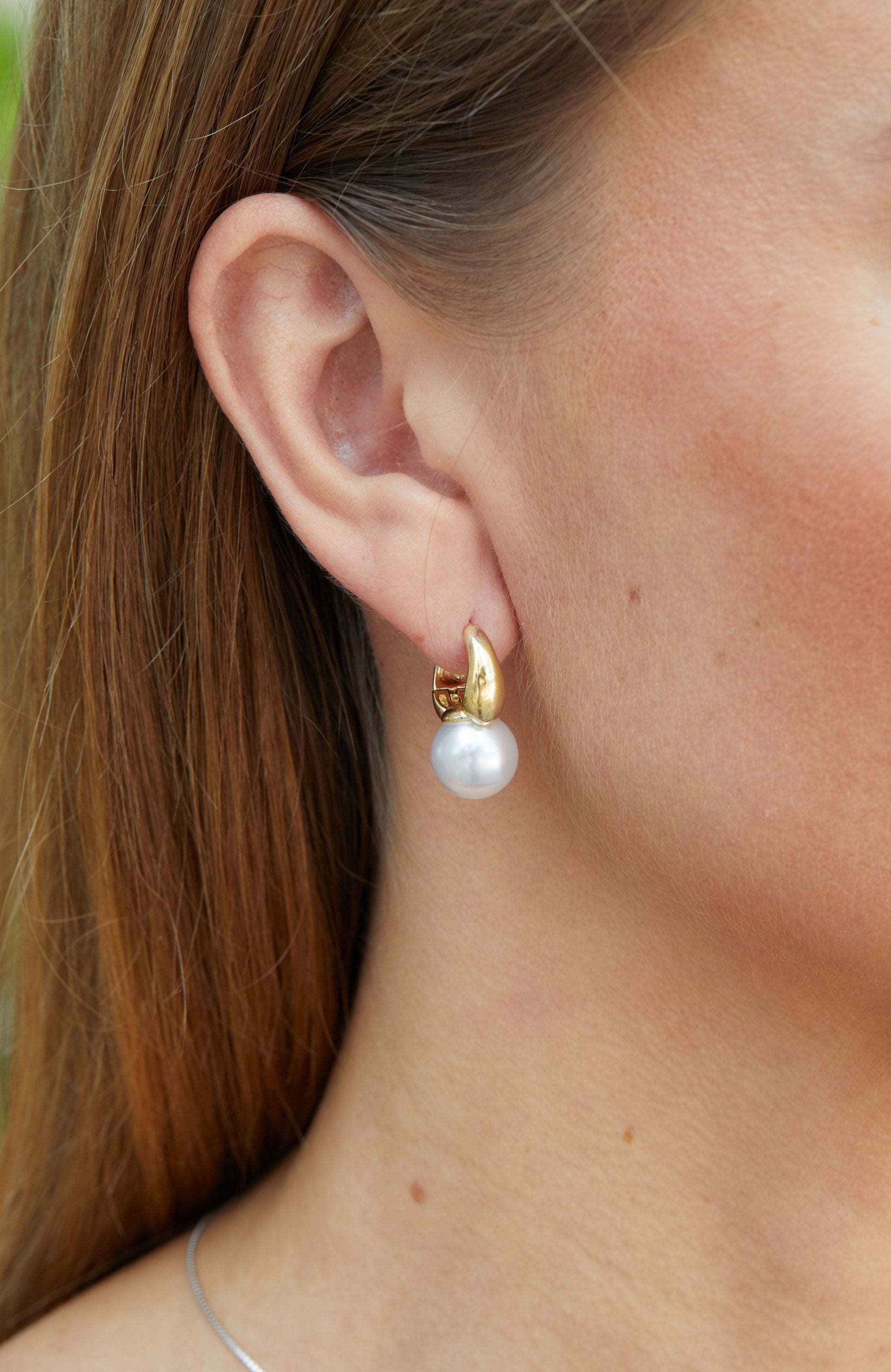 18K Plated Shell Pearl 12mm