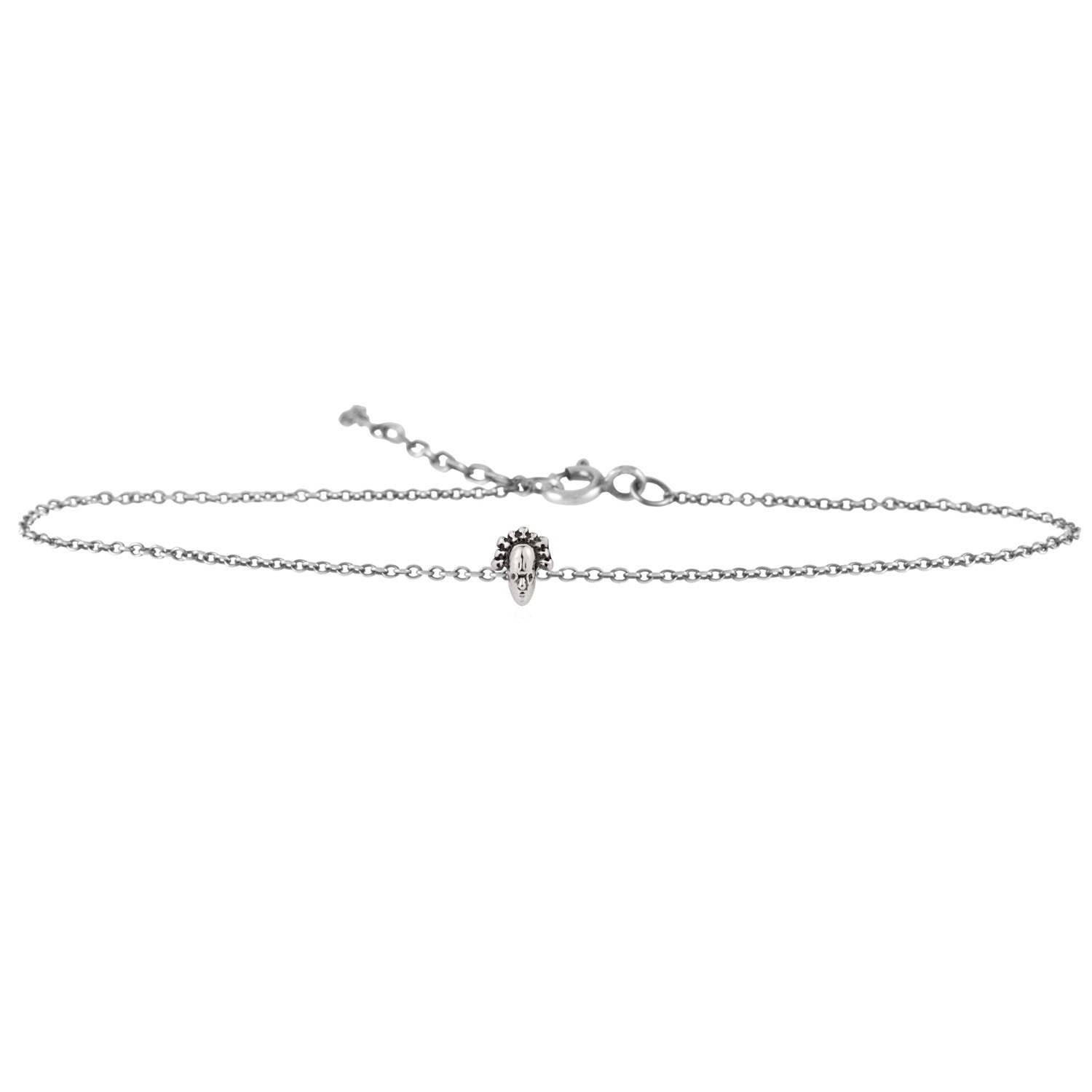 Tiny Voodoo Legba Bracelet Silver