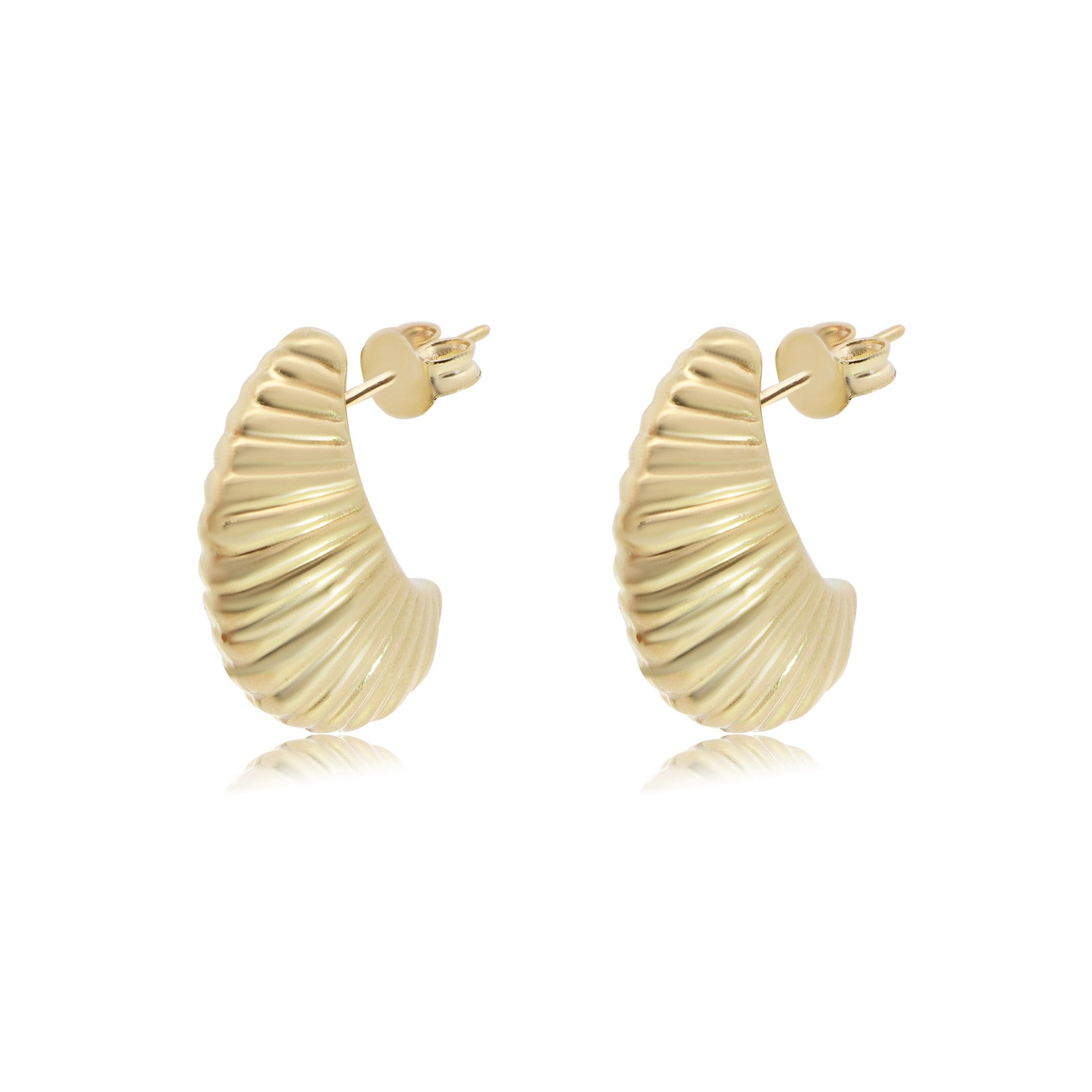 Seashell C-hoop Earrings