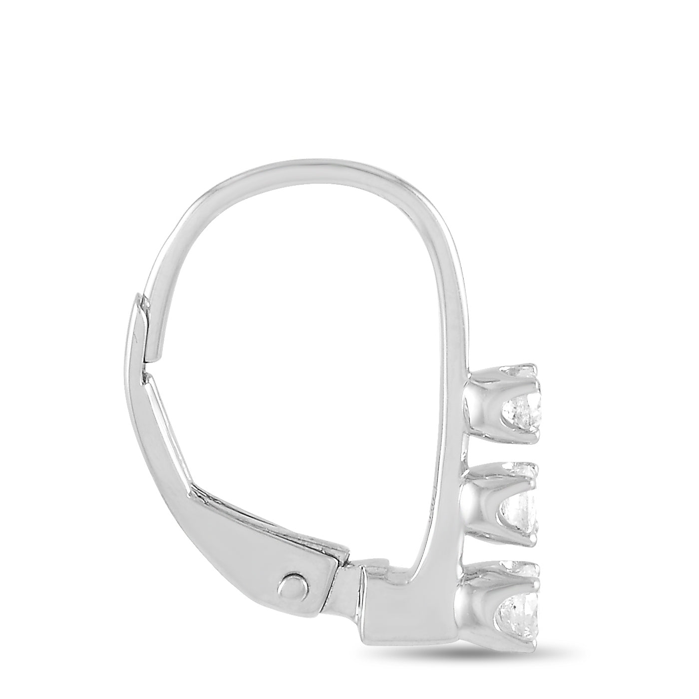 LB Exclusive 14K White Gold 0.25ct Diamond Earrings