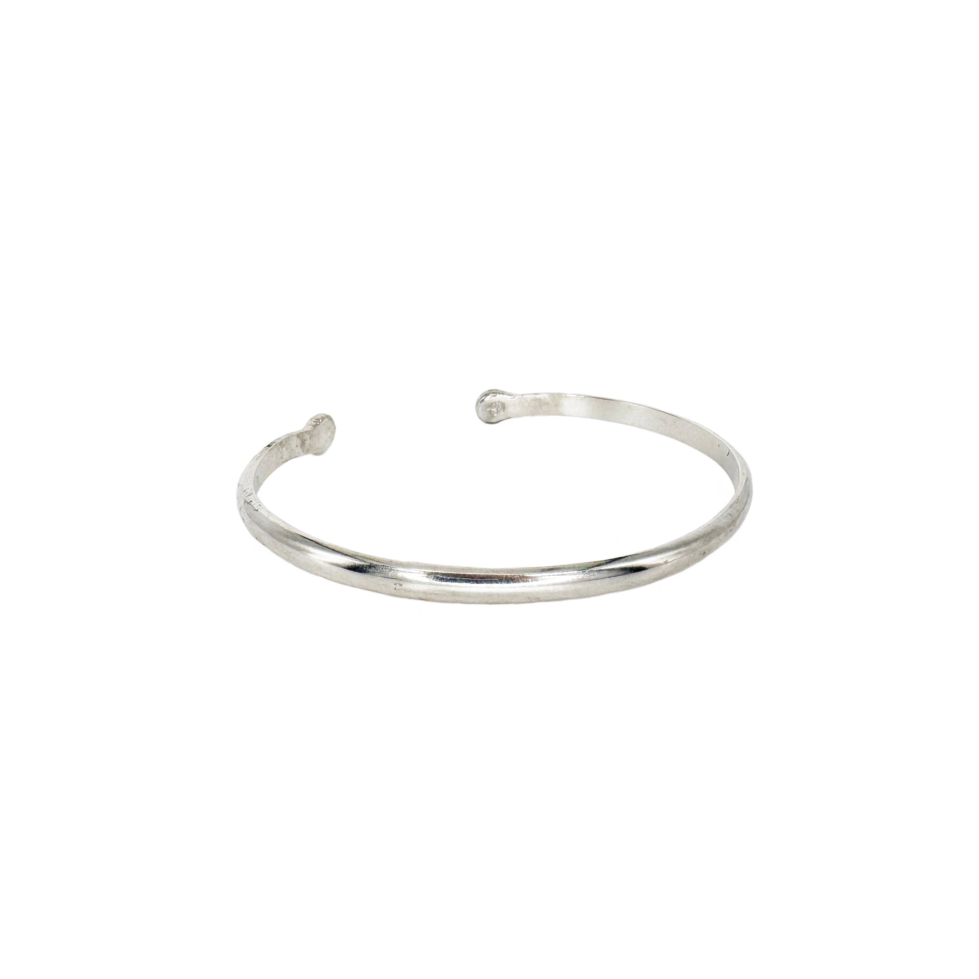 Six-G Half-Round Cuff - Sterling Silver