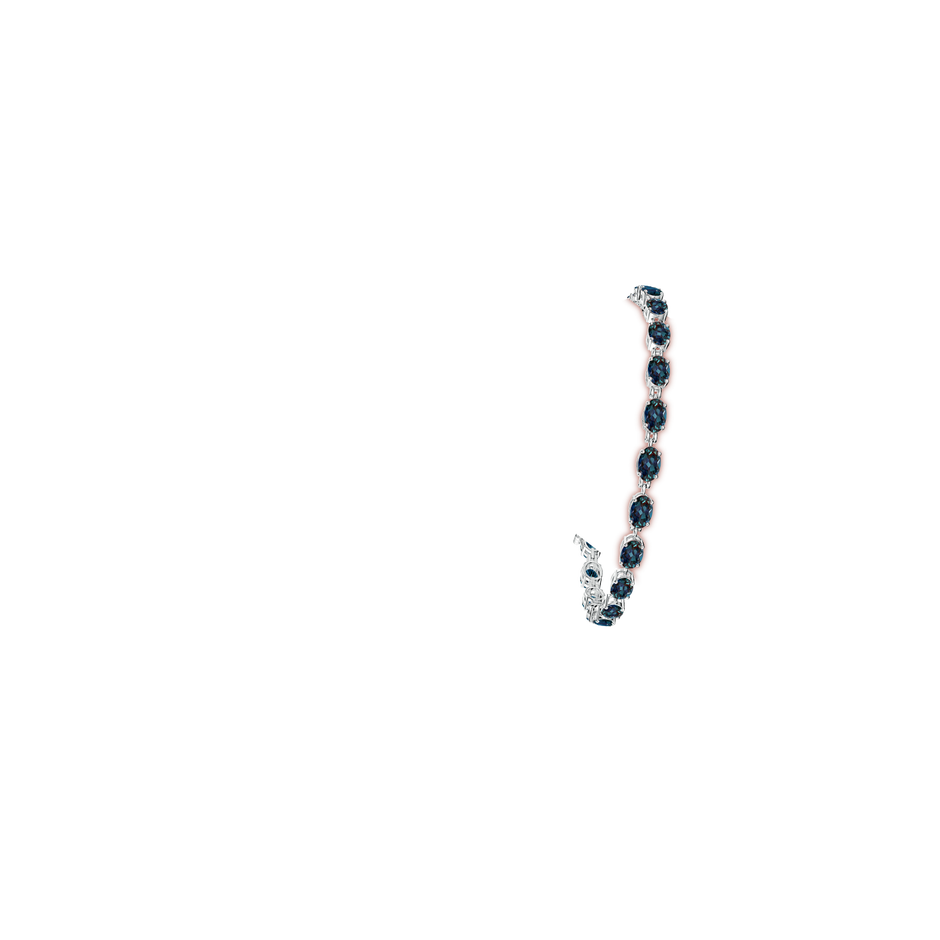 Classic Oval Lab-Grown Alexandrite Tennis Bracelet