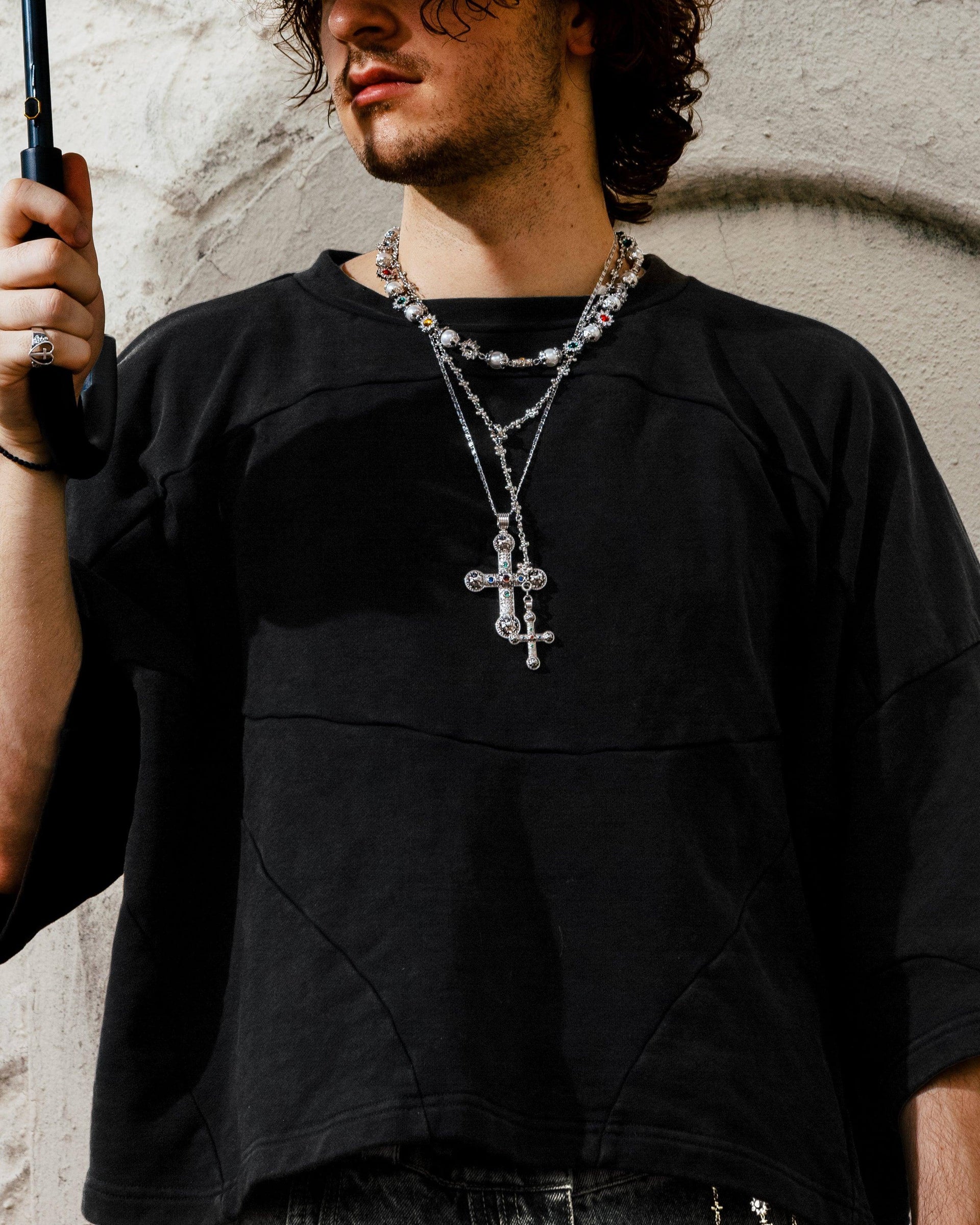 XL Cross Chain in Silver