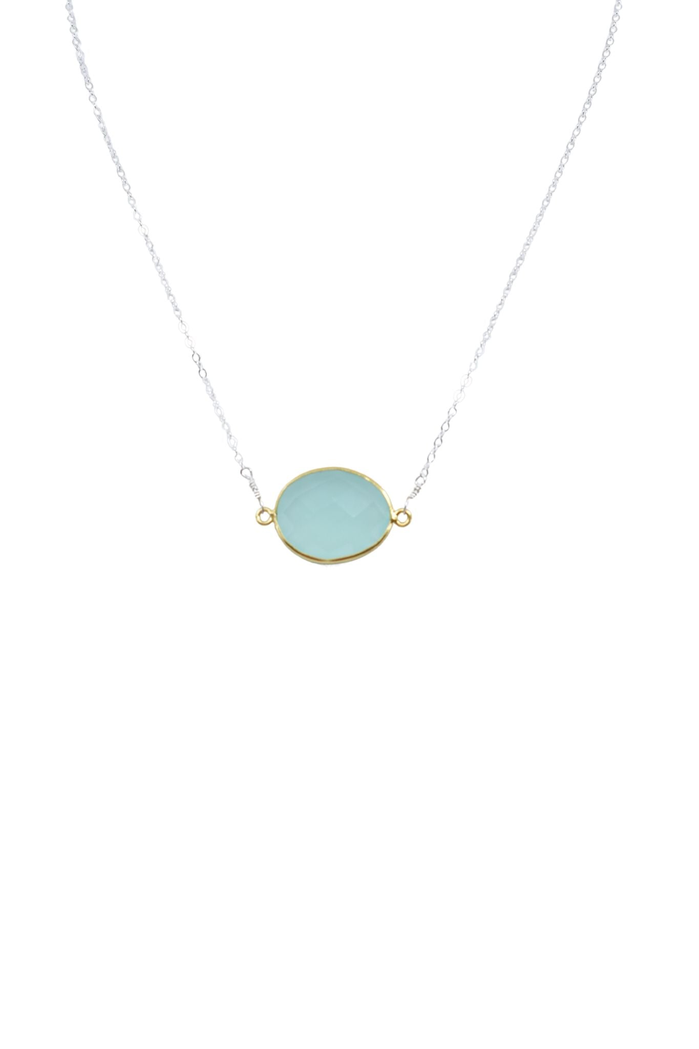 Mrs. Parker Demi Fine Necklace in Chalcedony