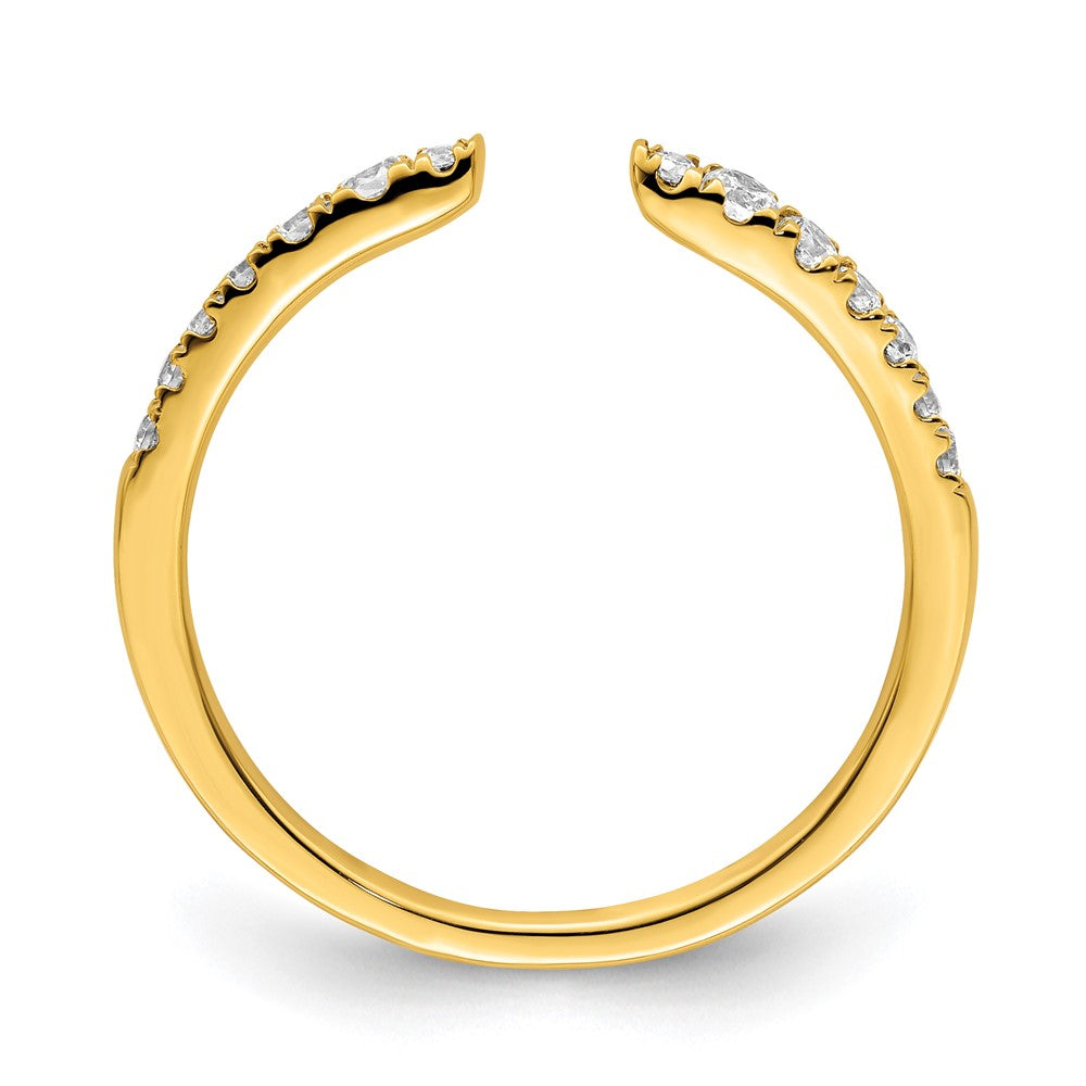 14k Yellow Gold Lab Grown Diamond Wedding Band Ring 1/4ct Clarity- VS Color- D-E