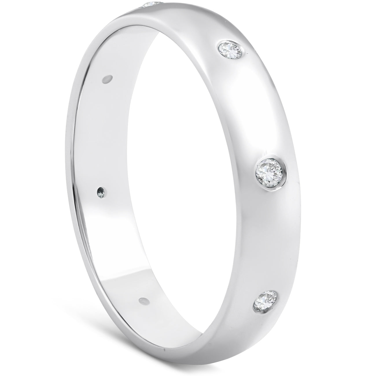 White Gold Diamond Wedding Eternity Anniversary Ring