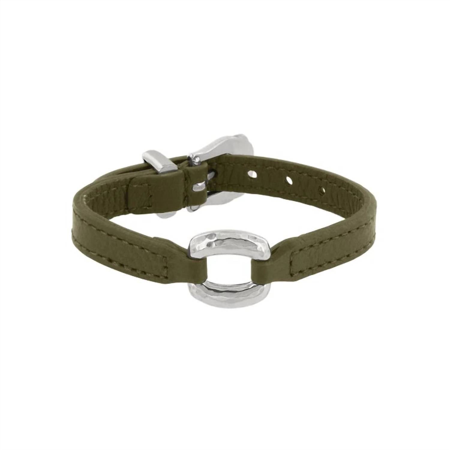 Women's Timeless Link Bandit Bracelet in Olive