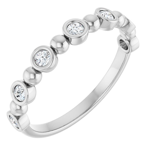 1.5Ct Lab-grown Diamond Band in 14K Rose Gold