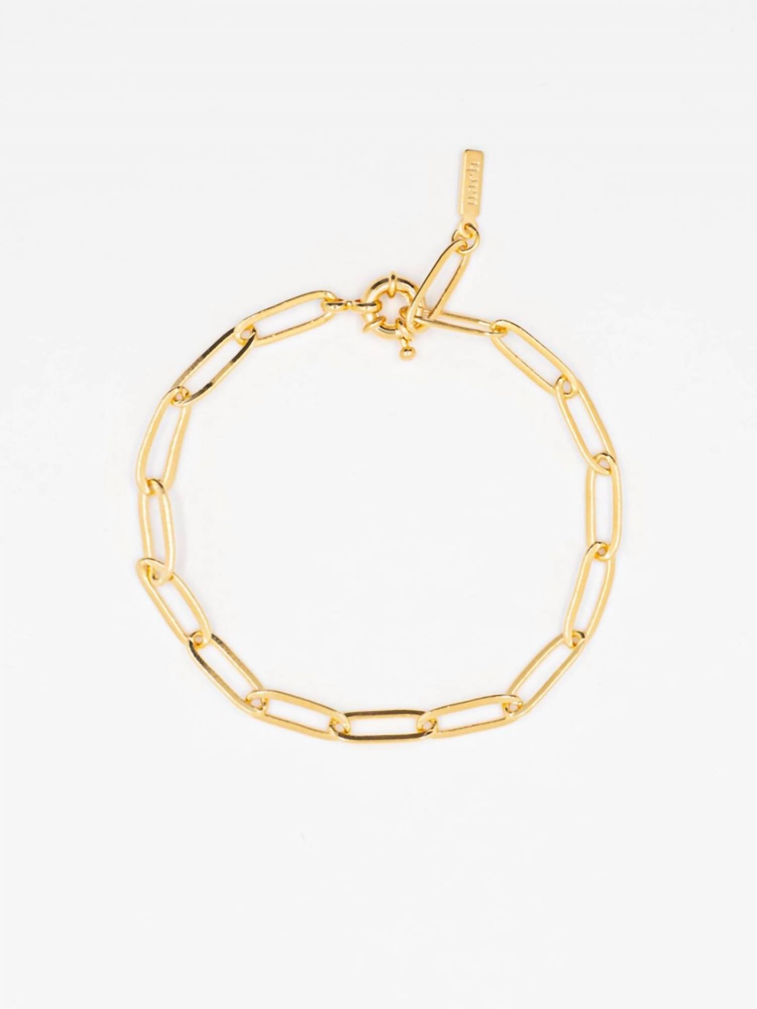 Women's Bare Chain Bracelet in Gold