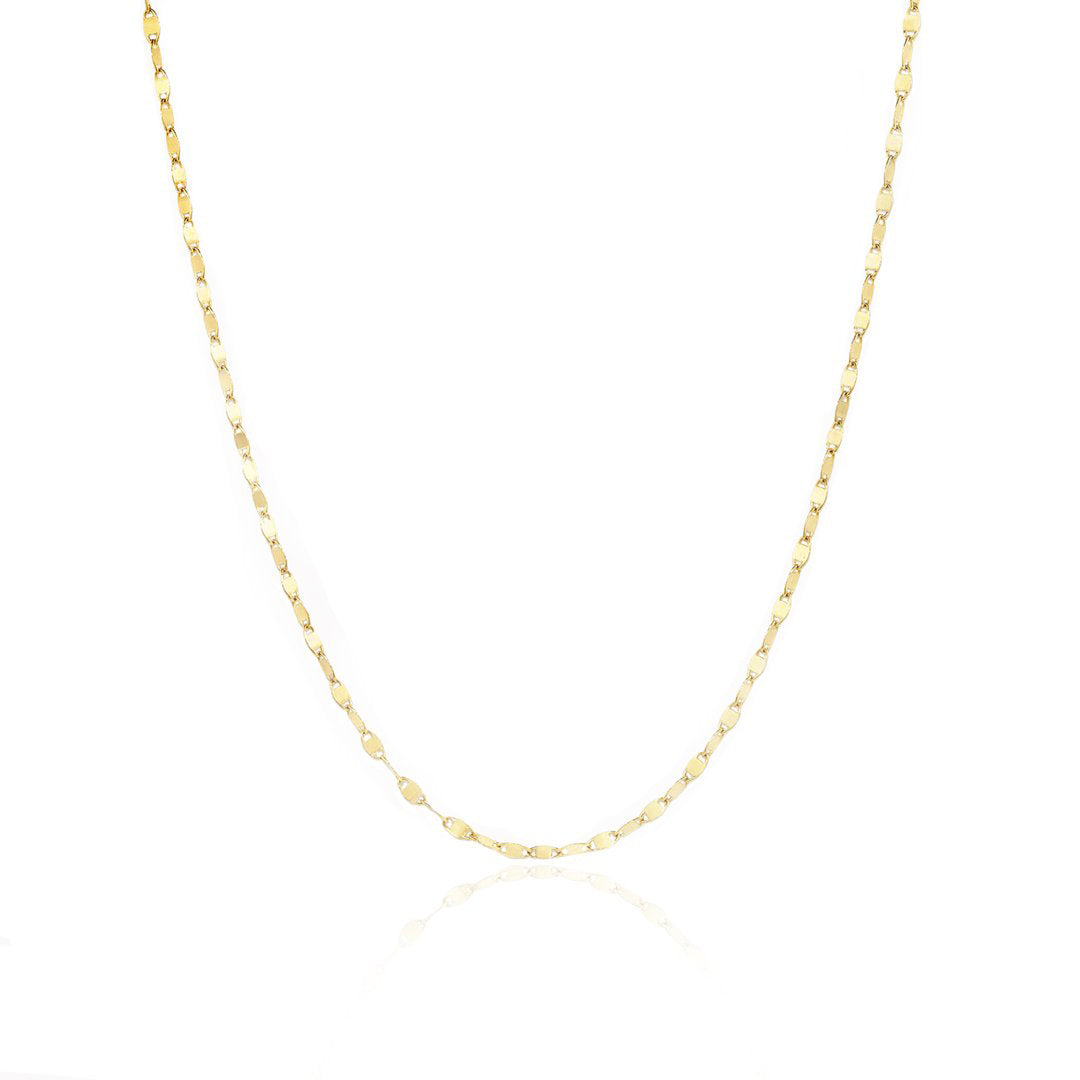Disco Link Chain Necklace 18 Inches