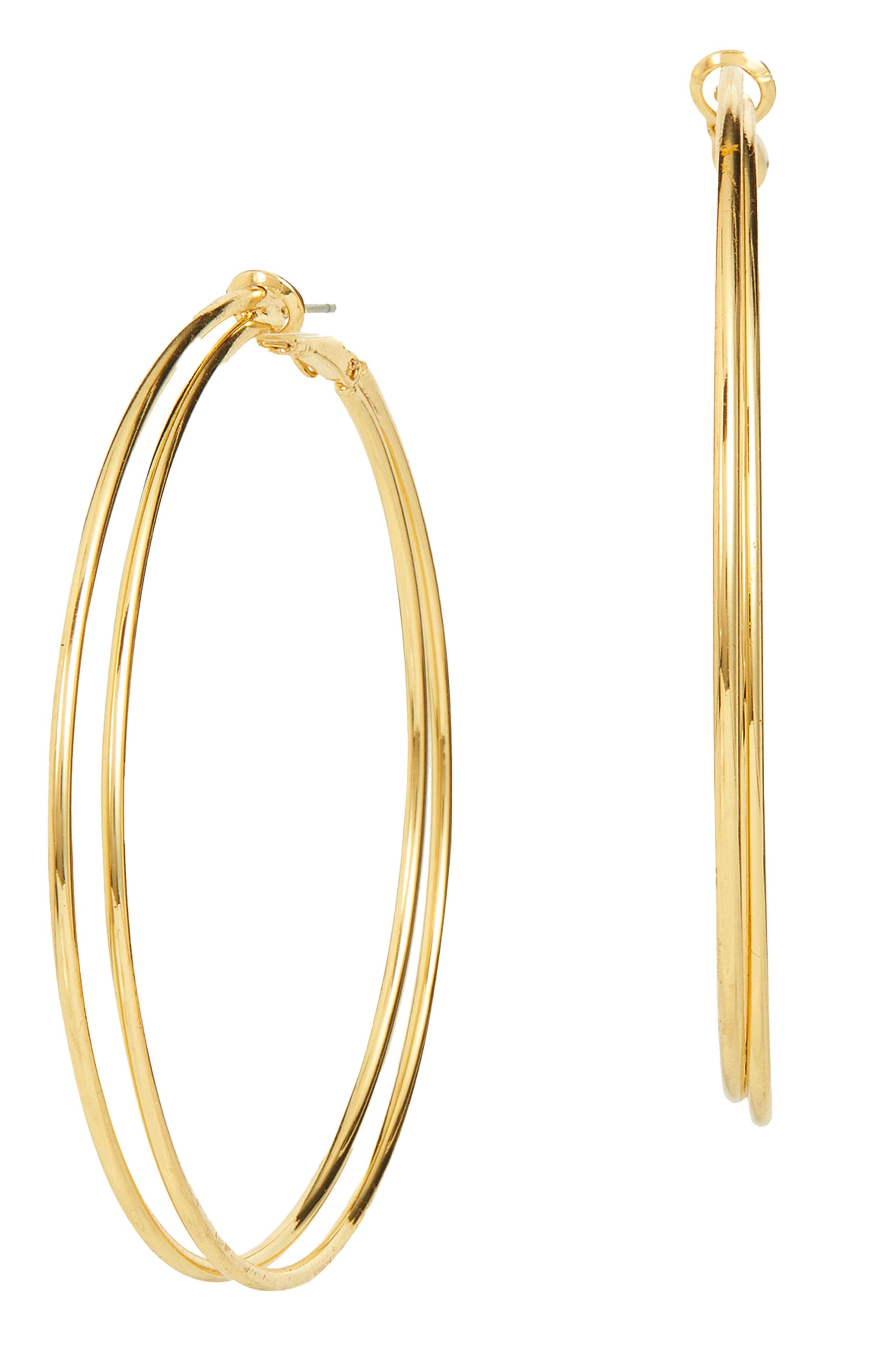 Gold Plated Xl Hoop