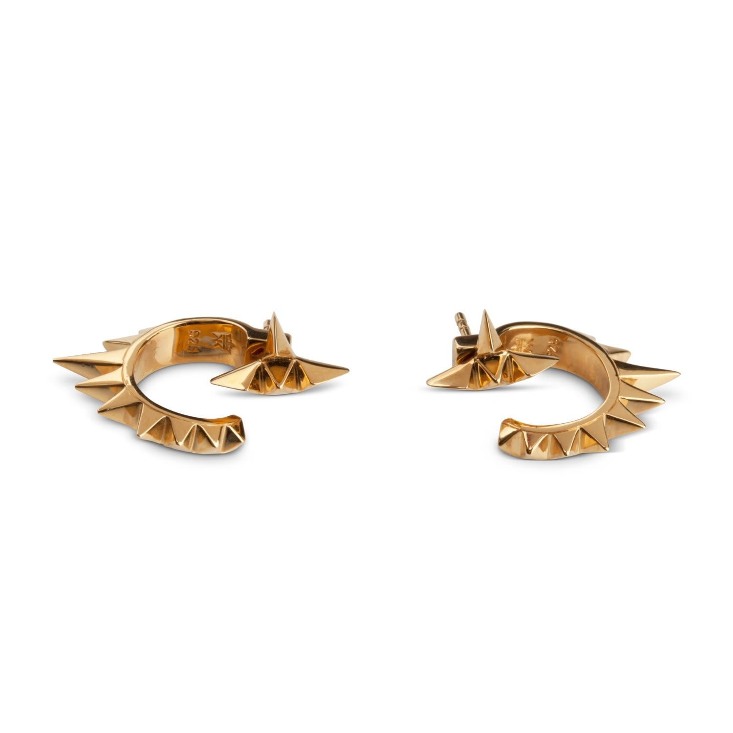 Vortex Gold Earrings