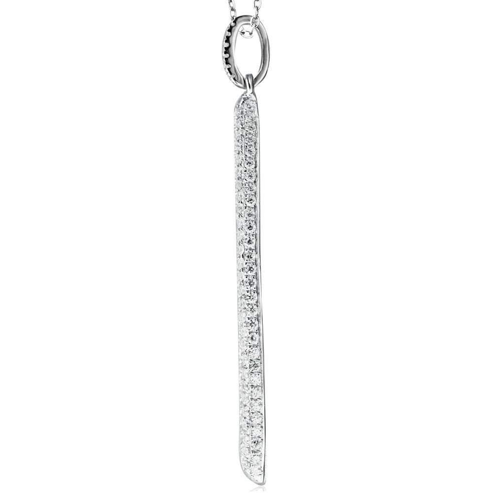 Suzy Levian Pave Cubic Zirconia Sterling Silver Pendant