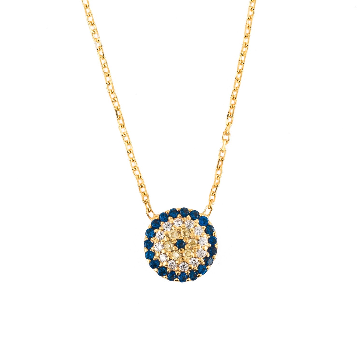 Evil Eye Necklace Gold