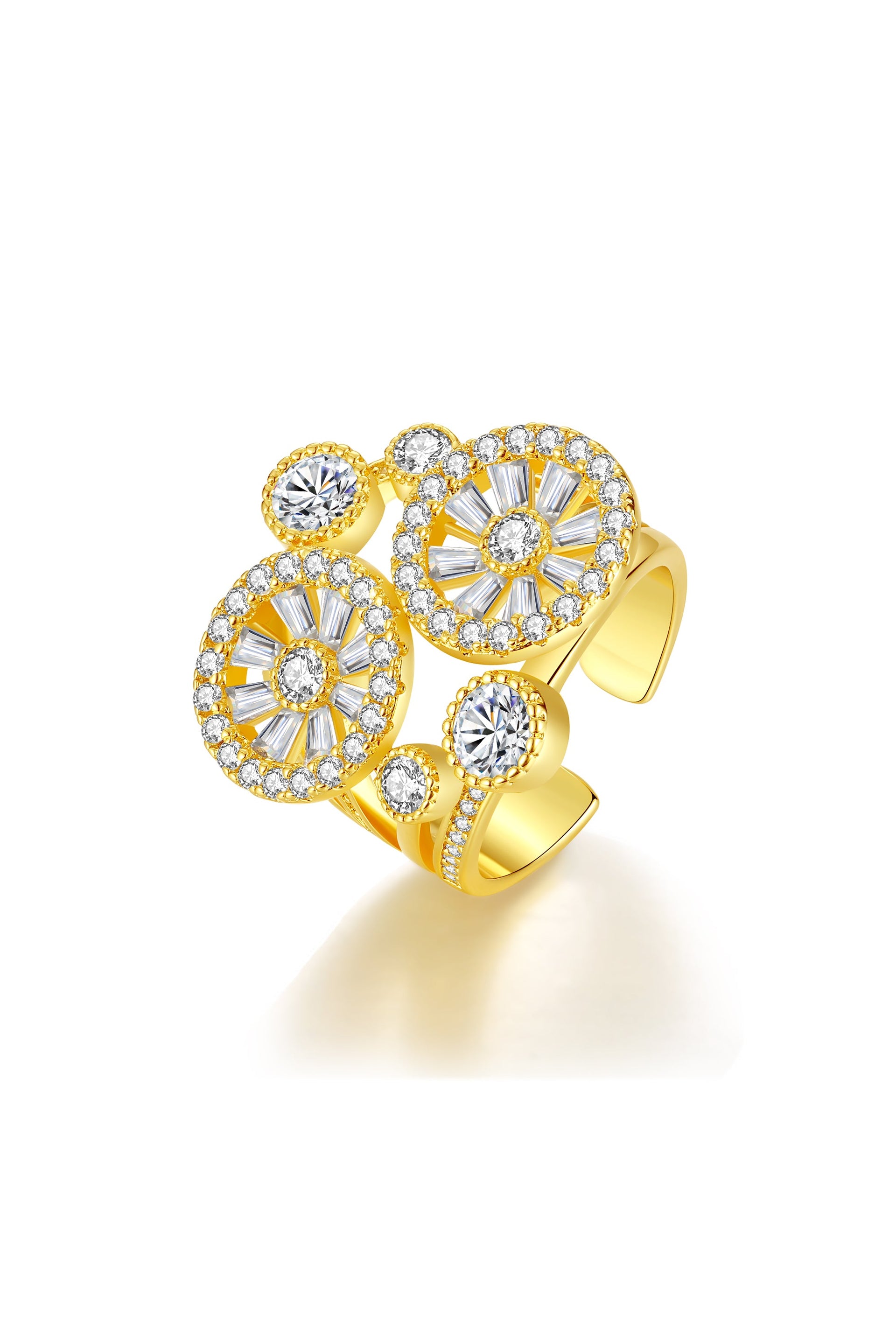 Gold Wheel of Fortune Ring