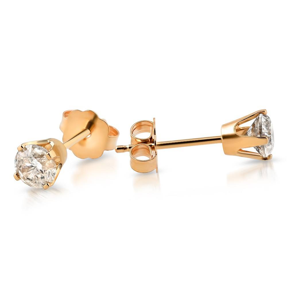 1/5ct Diamond Studs 14K Yellow Gold
