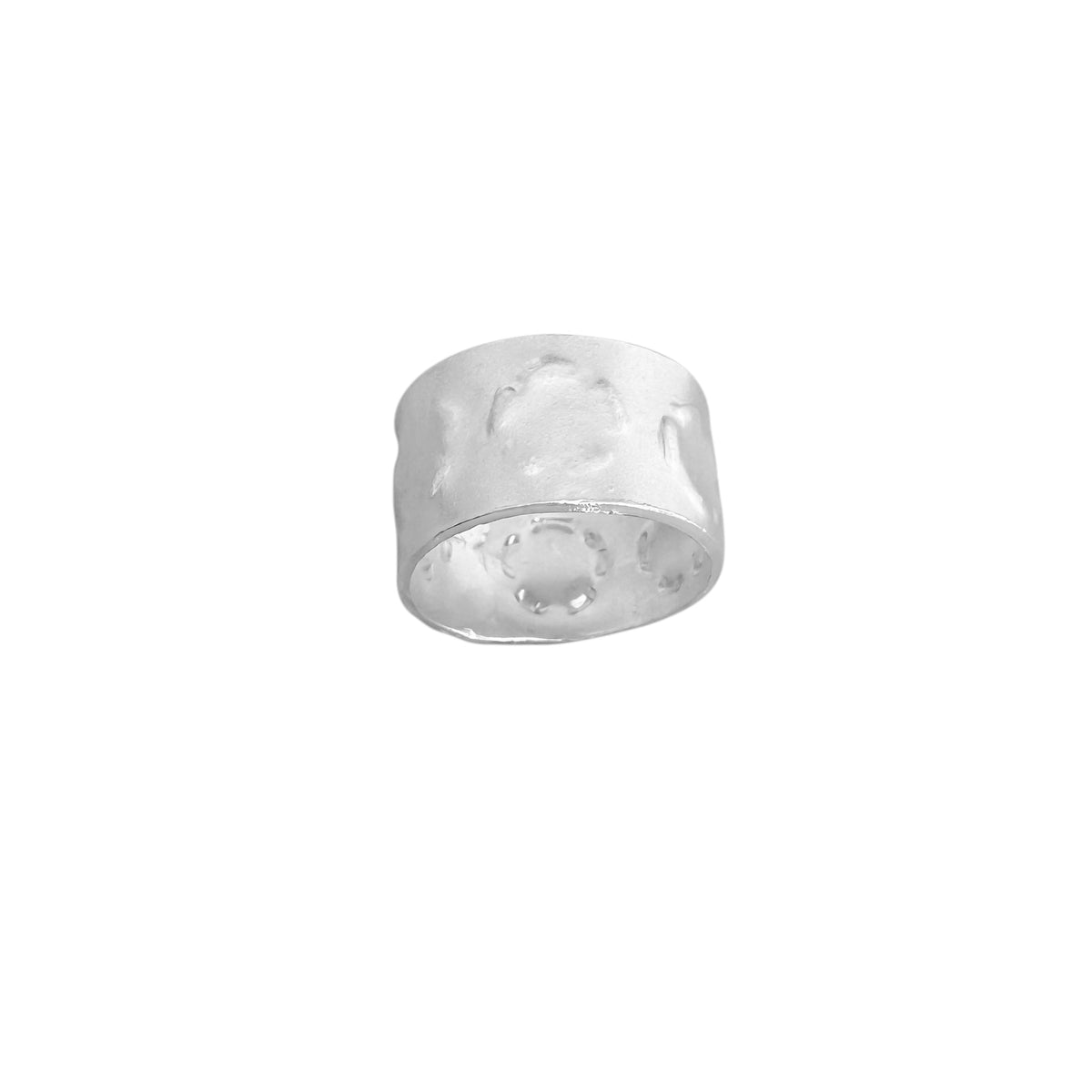 fleur d'argent imprint silver ring
