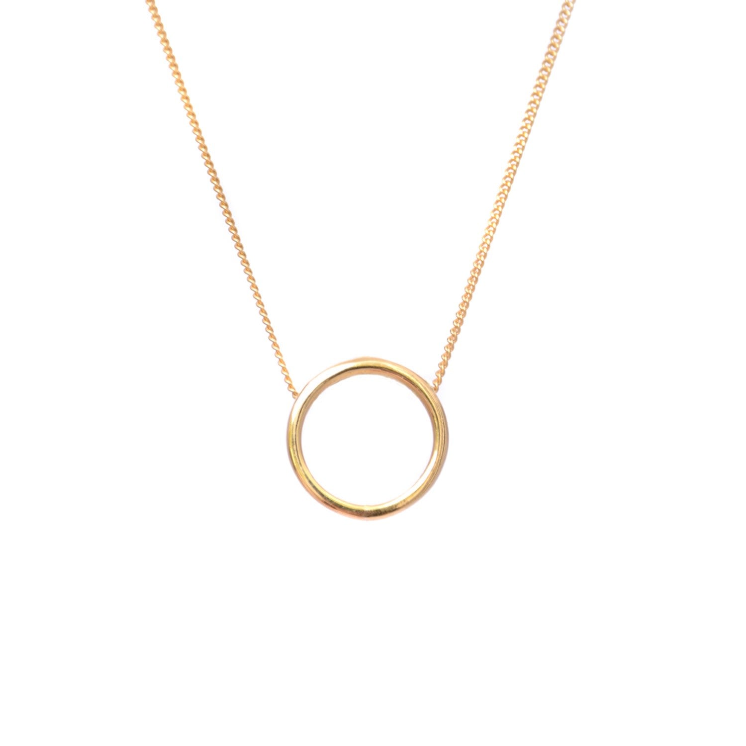 Halo Necklace Gold