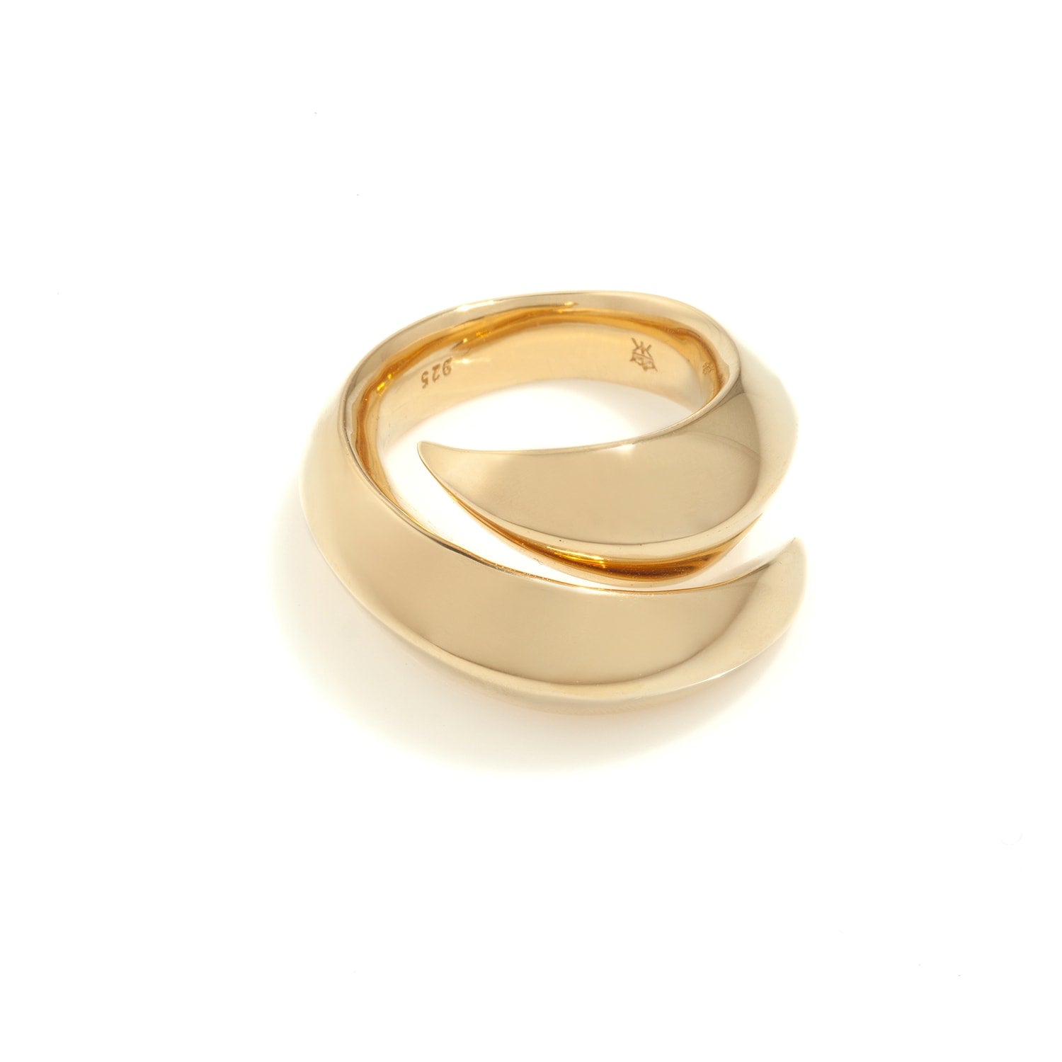 Vampire Claw Ring Gold