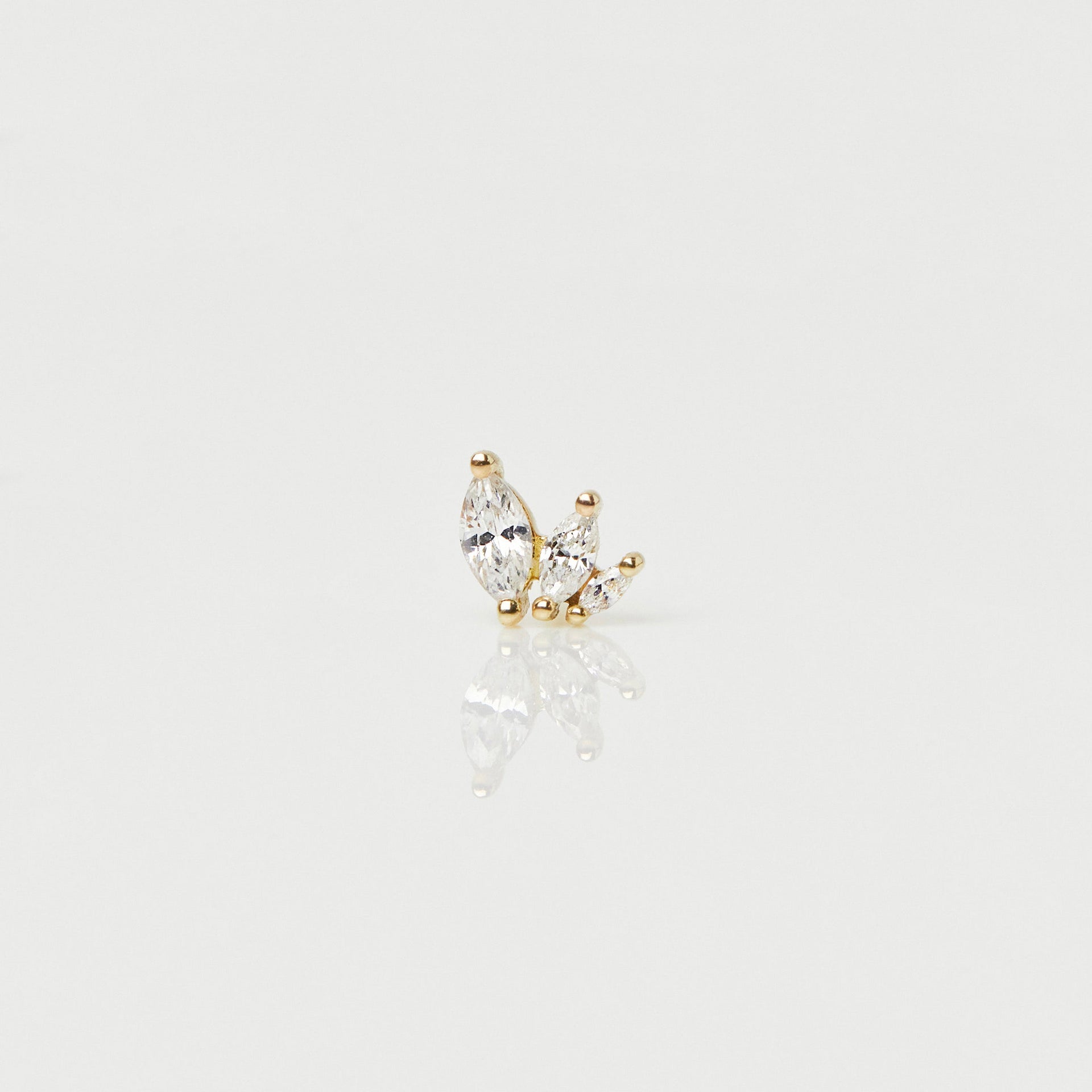 Cosmic Ray Flat Back Earring