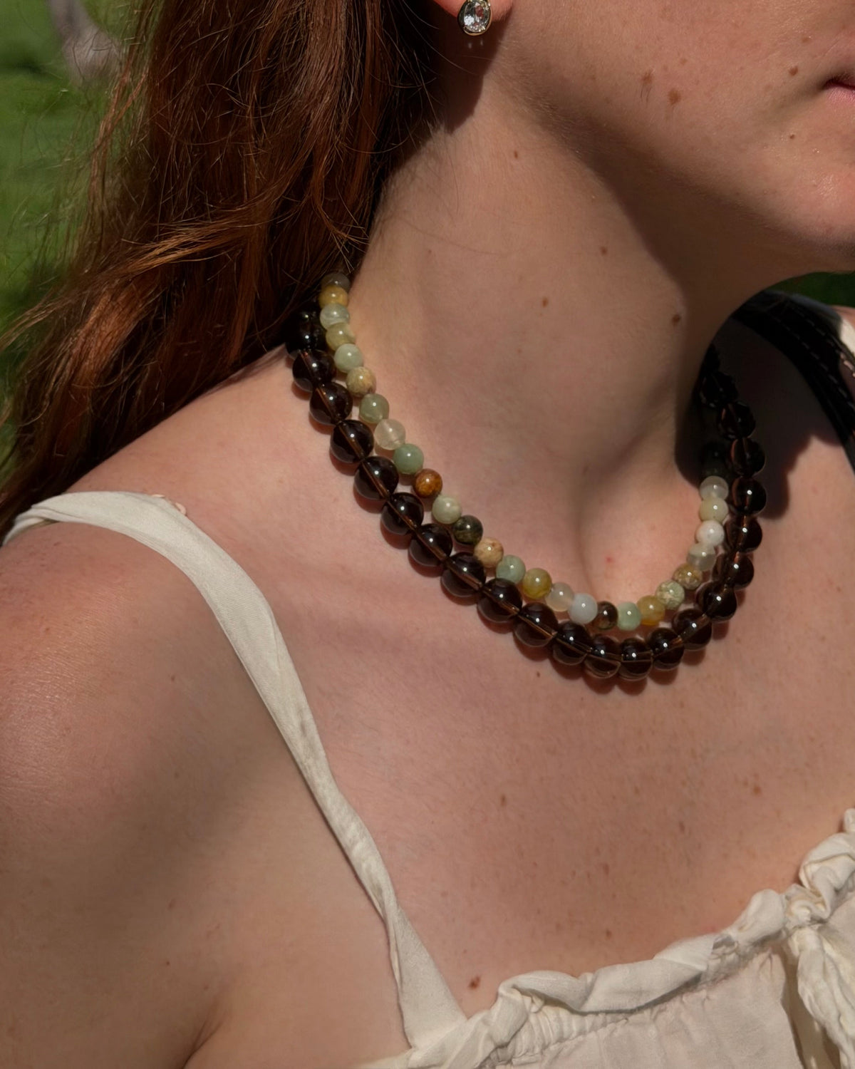 PETITE PALOMA NECKLACE MULTI JADE