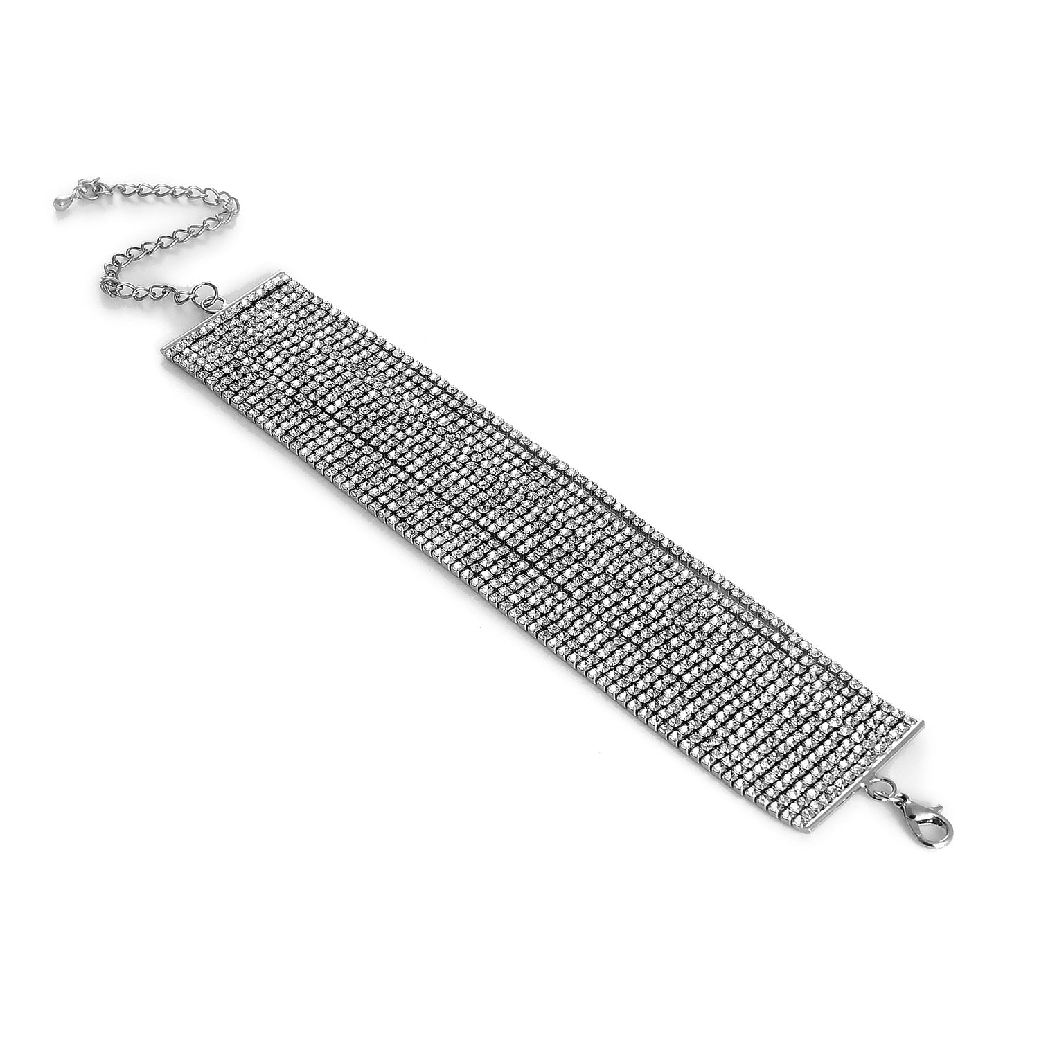 Silver Plated Stone Designer Bracelet