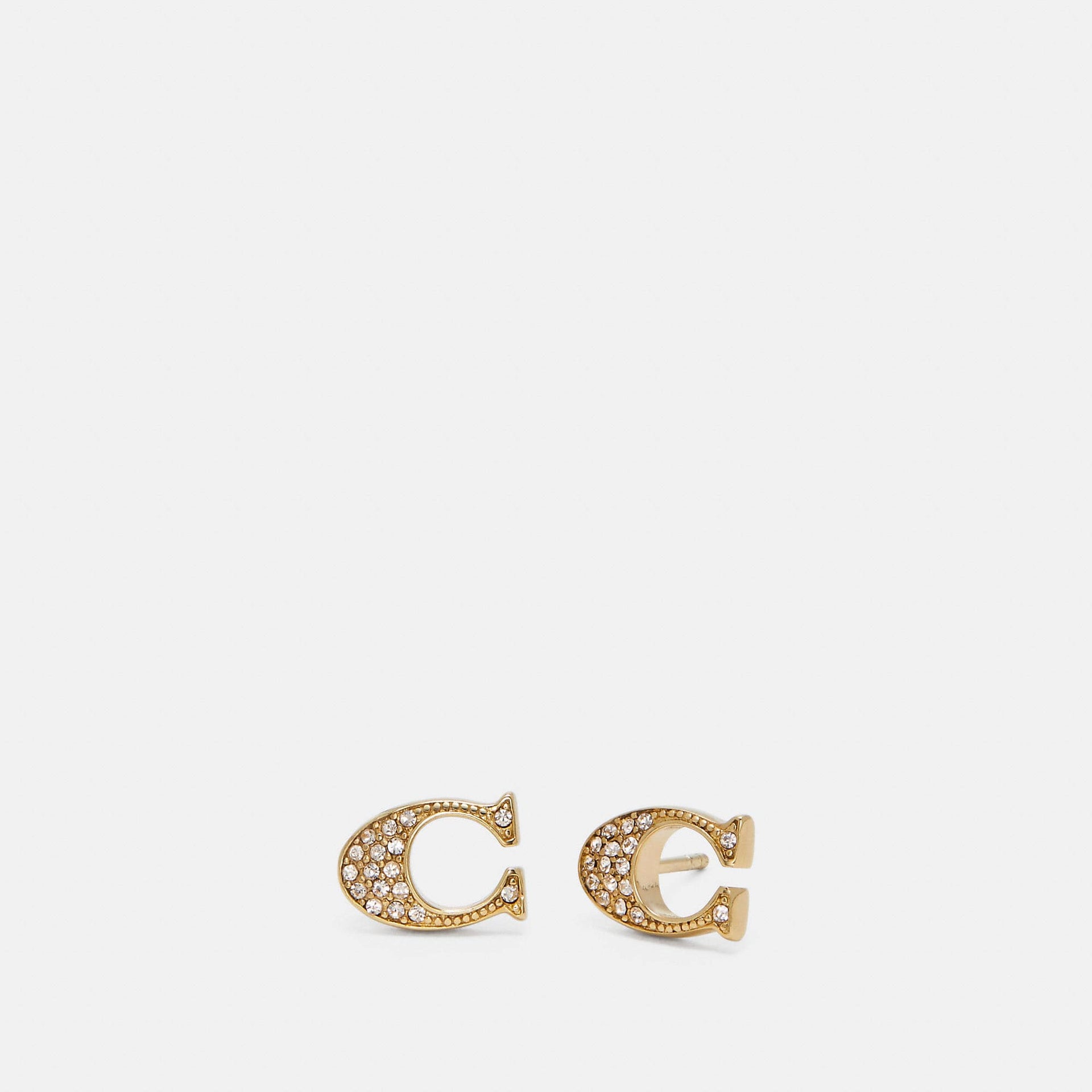 Coach Signature Stud Earrings