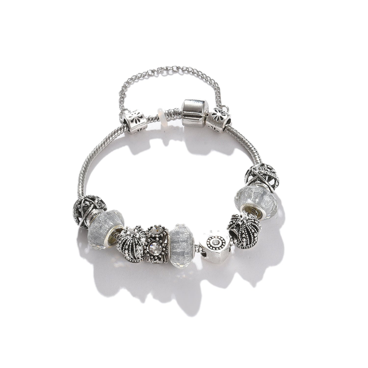 Silver Color Silver Plated Designer Bracelet For Women's