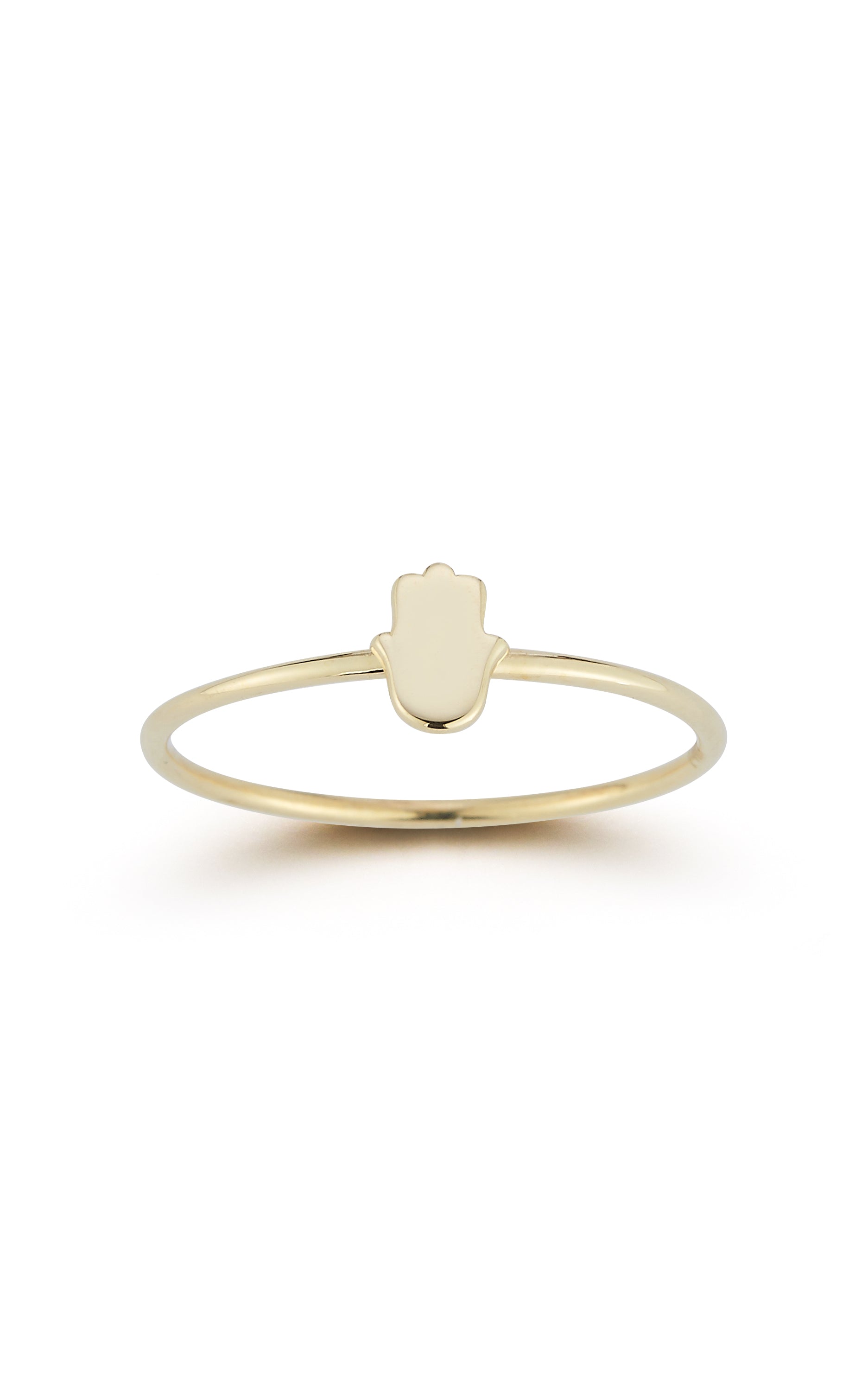 14K Gold Hamsa Ring