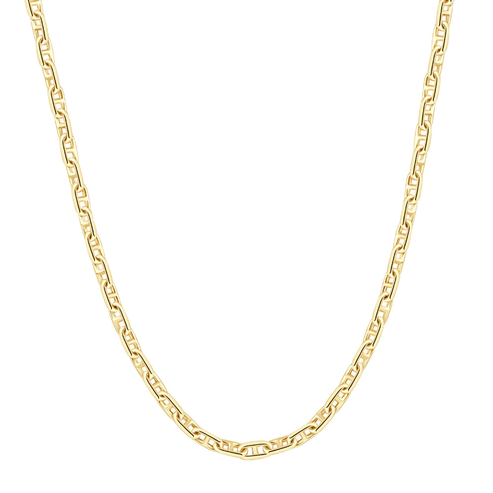 14k Yellow Gold Marine Women's 24' Chain Necklace 22 Grams 5.5mm Thick