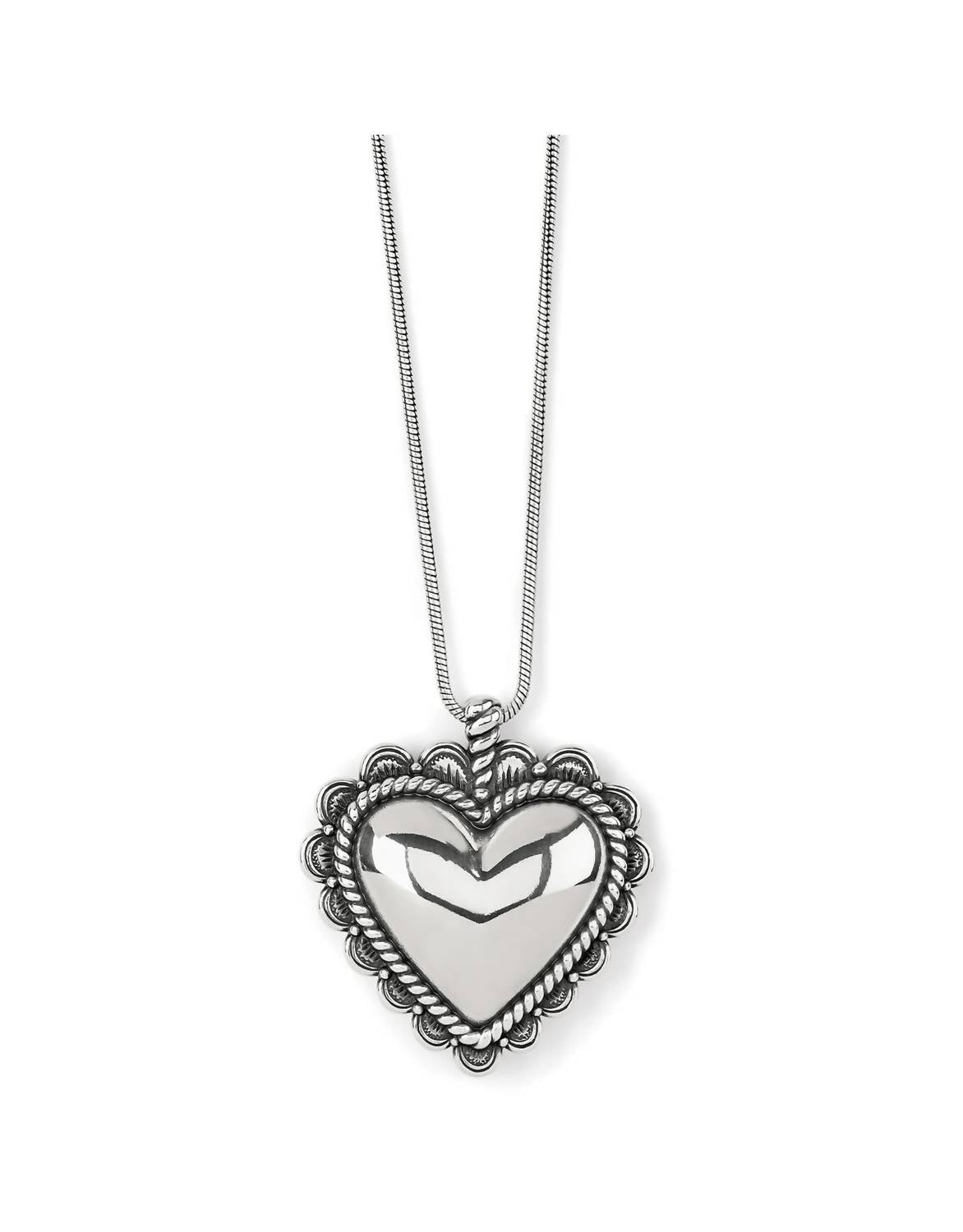 Women's Sonora Bold Heart Necklace In Silver