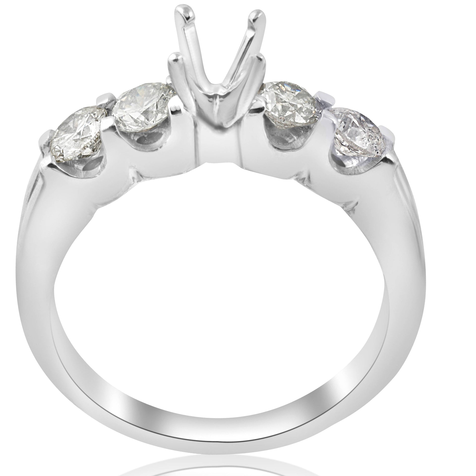 3/4ct Real Diamond Engagement Semi Mount Ring Setting