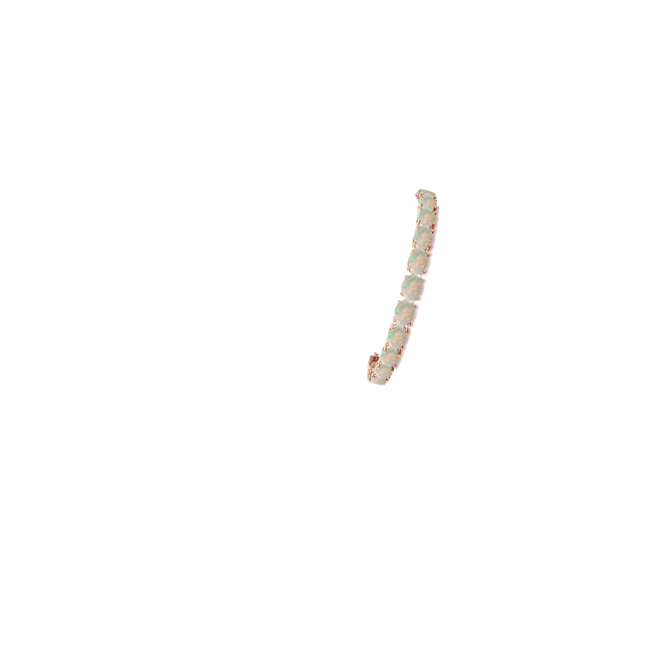 Classic Oval Opal Tennis Link Bracelet