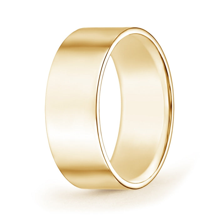 High Polished Flat Surface Classic Wedding Band