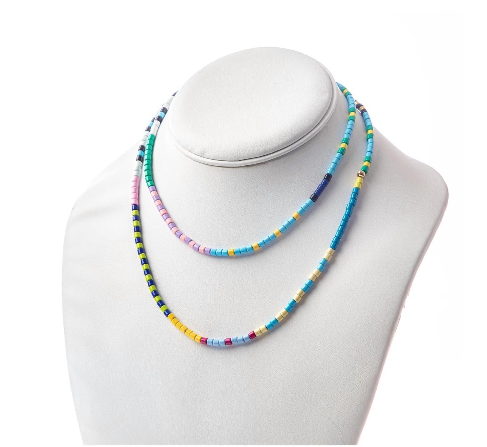 Big Sur Long Necklace In Beach Waves