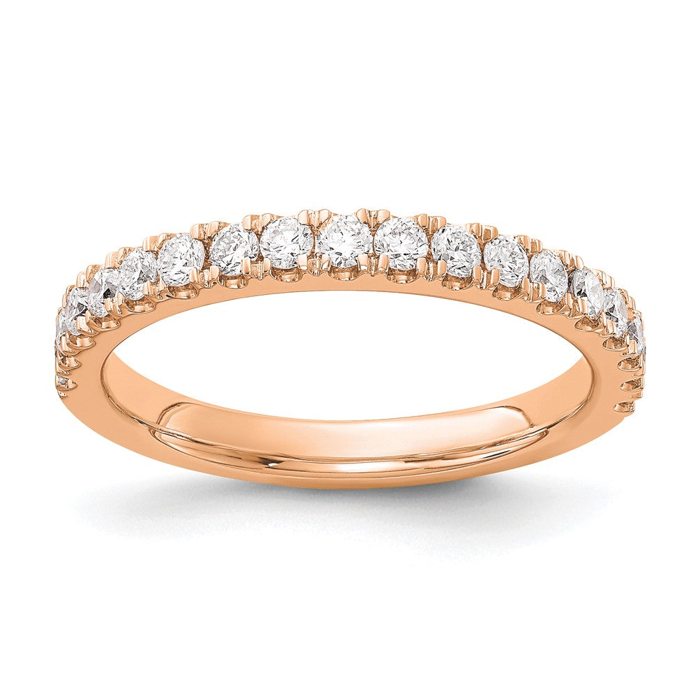 14k Gold Lab Grown Diamond Wedding Band Ring 1/2ct Clarity- VS Color- D-E