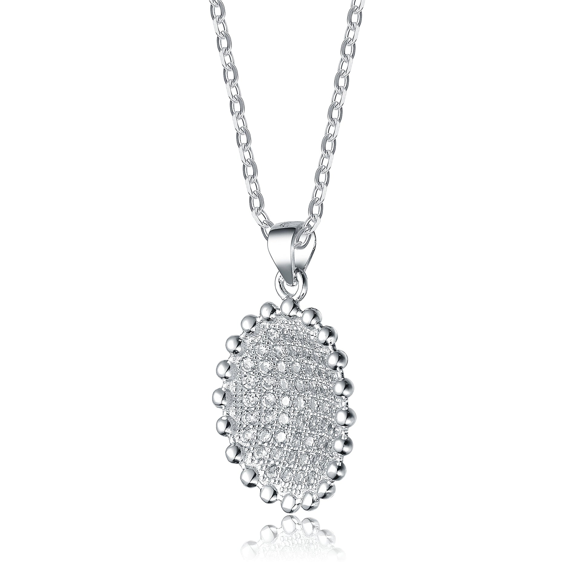 Sterling Silver Cubic Zirconia Pendant