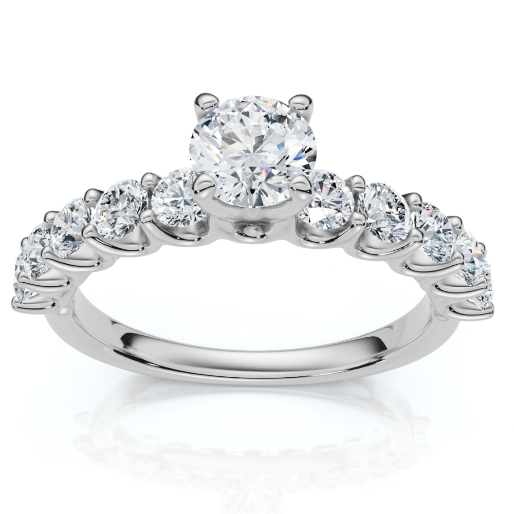 2ct Diamond Engagement Ring 14k Gold Lab Grown