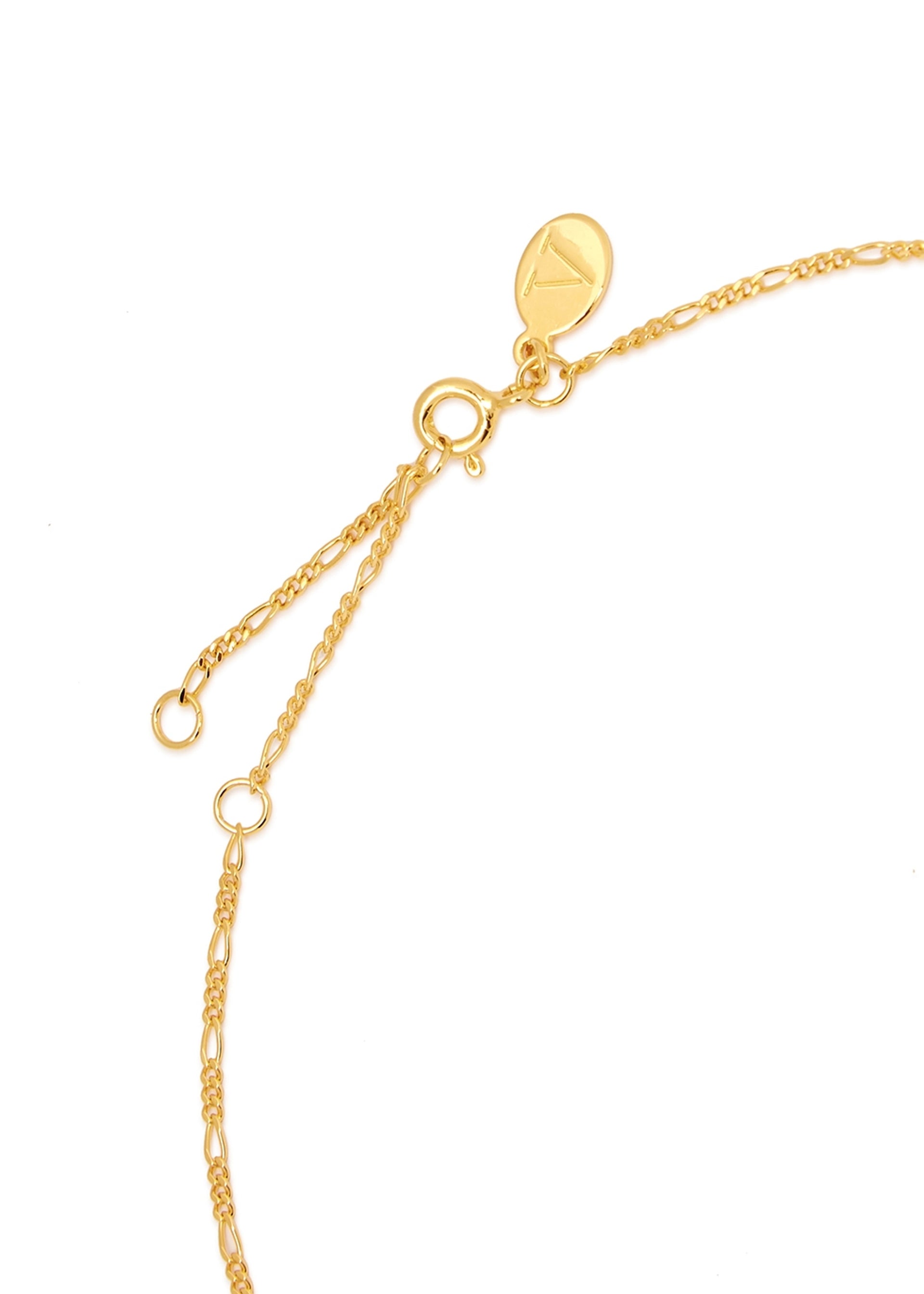 Luna 18kt gold-plated necklace